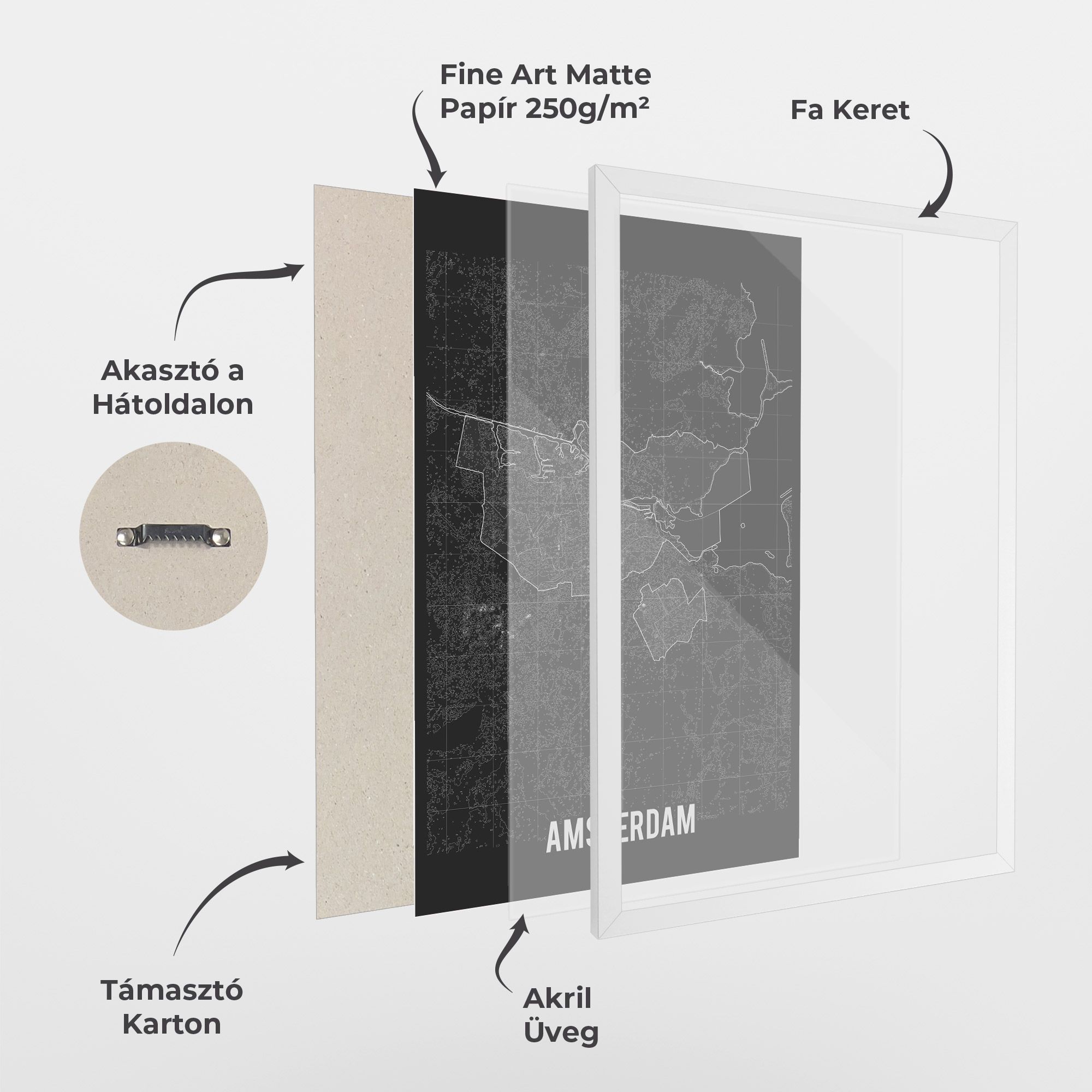 Amsterdam Grey Map mockup 1