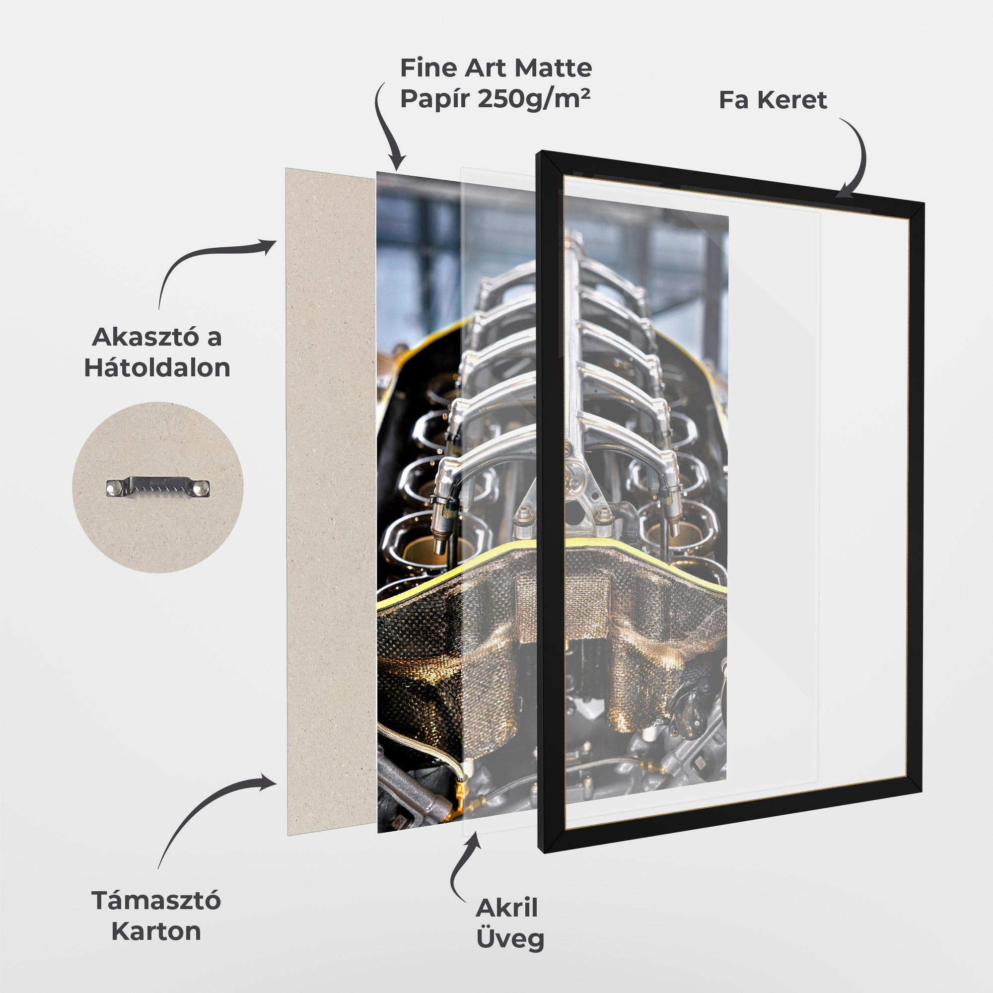 Keretezett Poszter Engine mockup 1