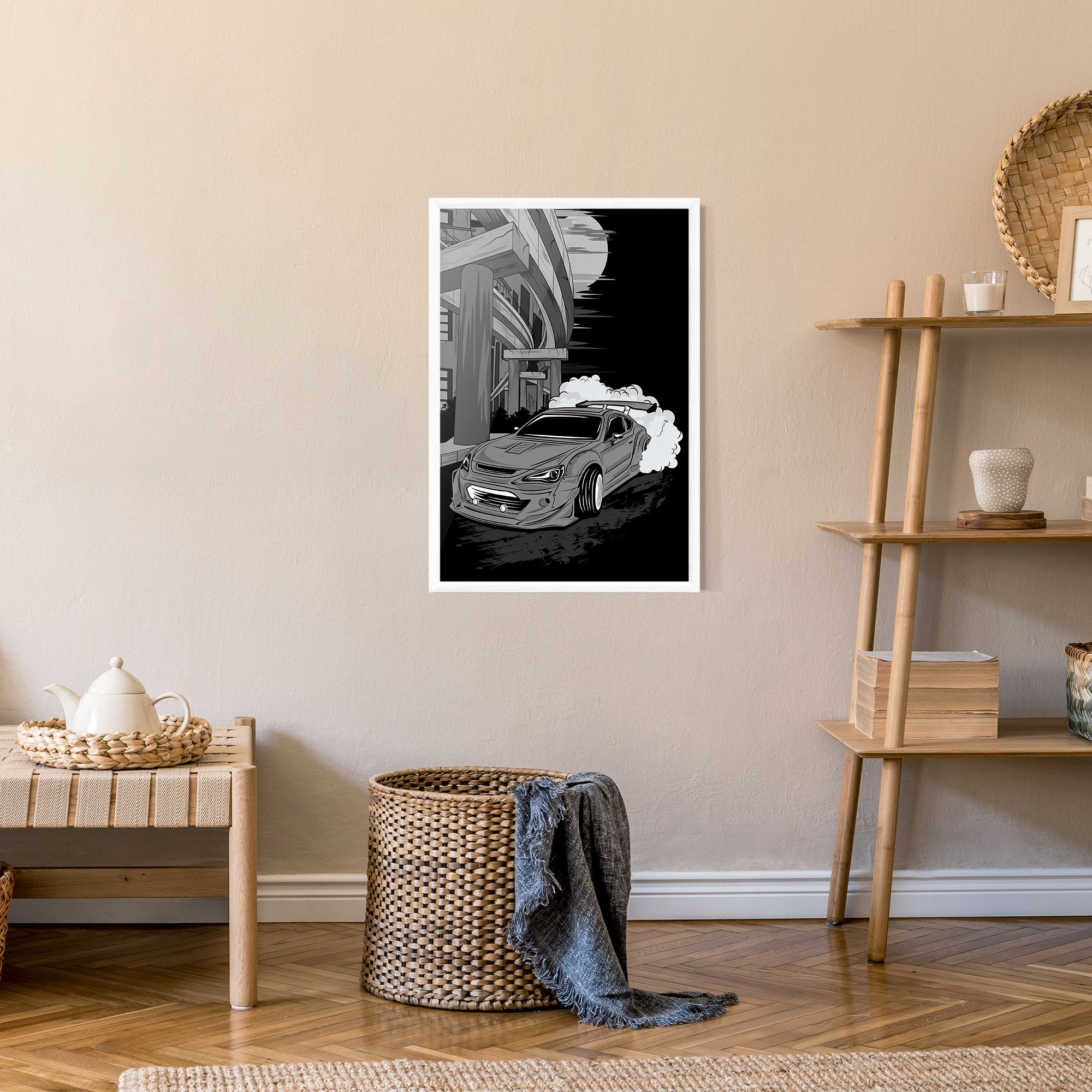 Grey Cool Car mockup 9