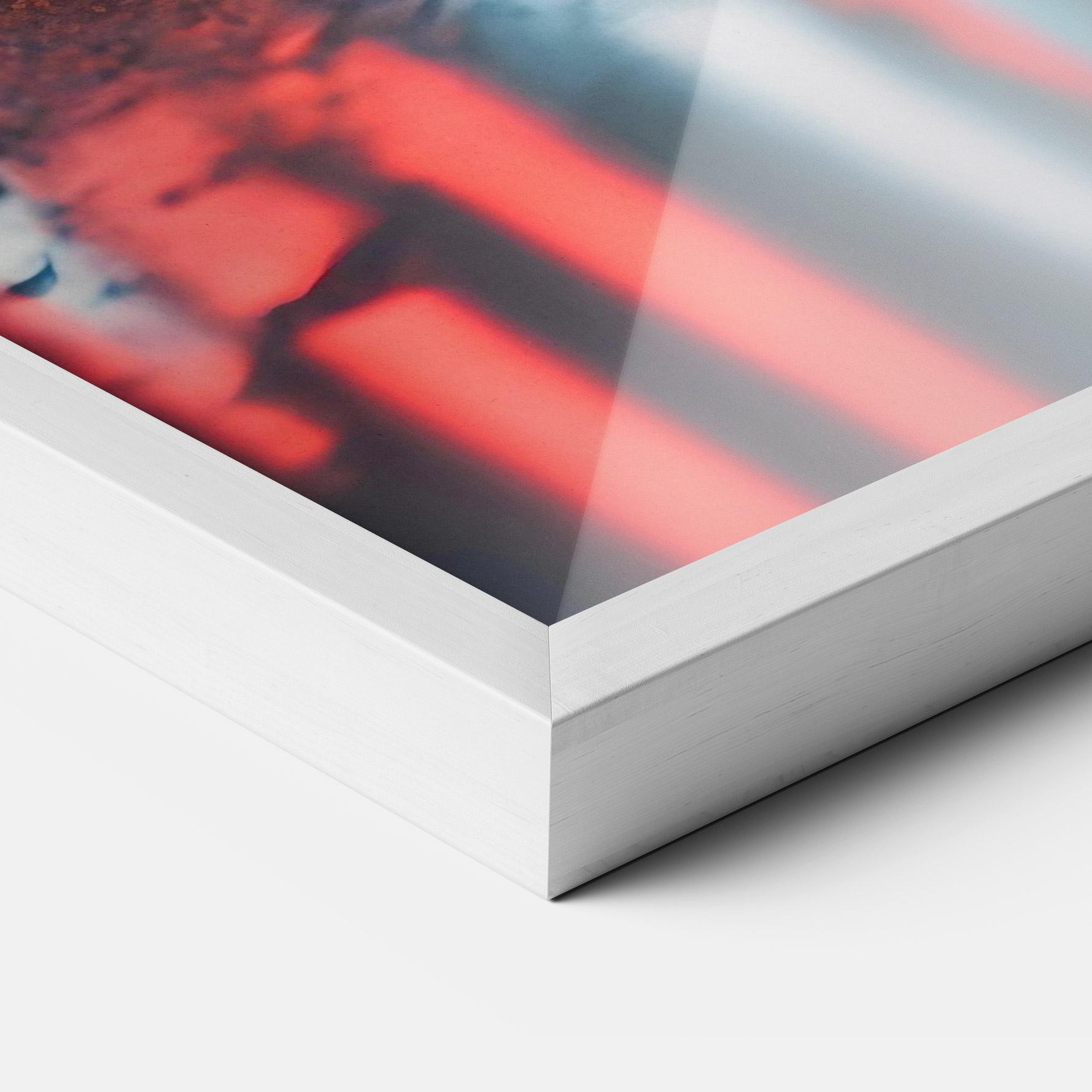 Keretezett Poszter Orange Super Car mockup 3