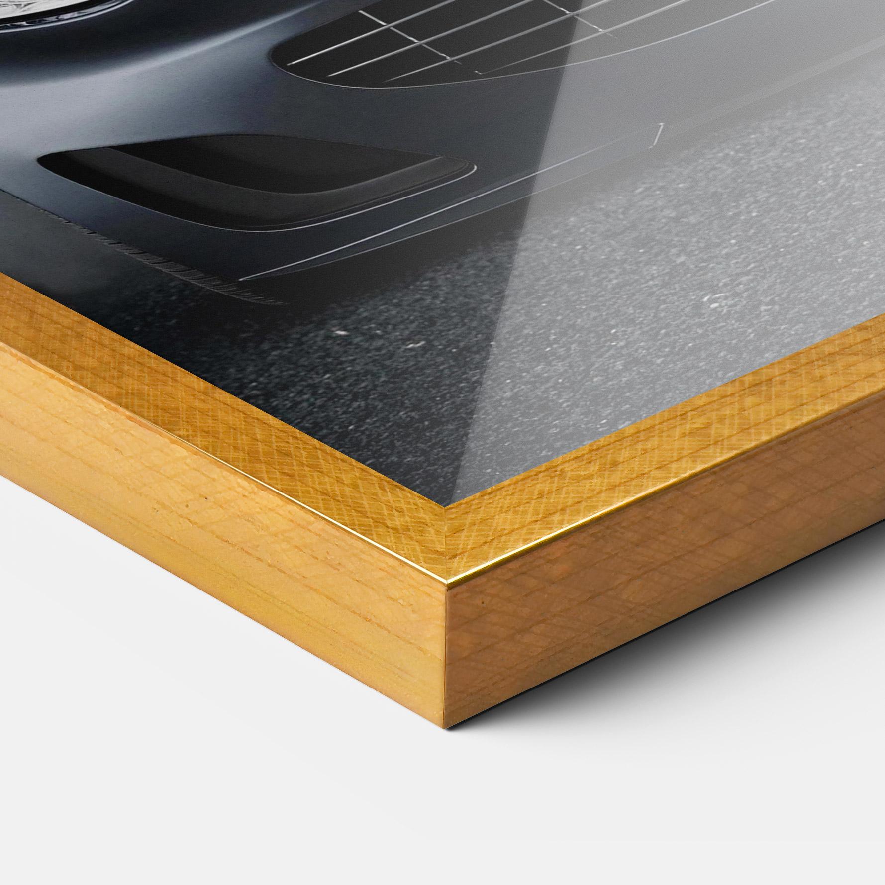 Keretezett Poszter Black Front Car mockup 3