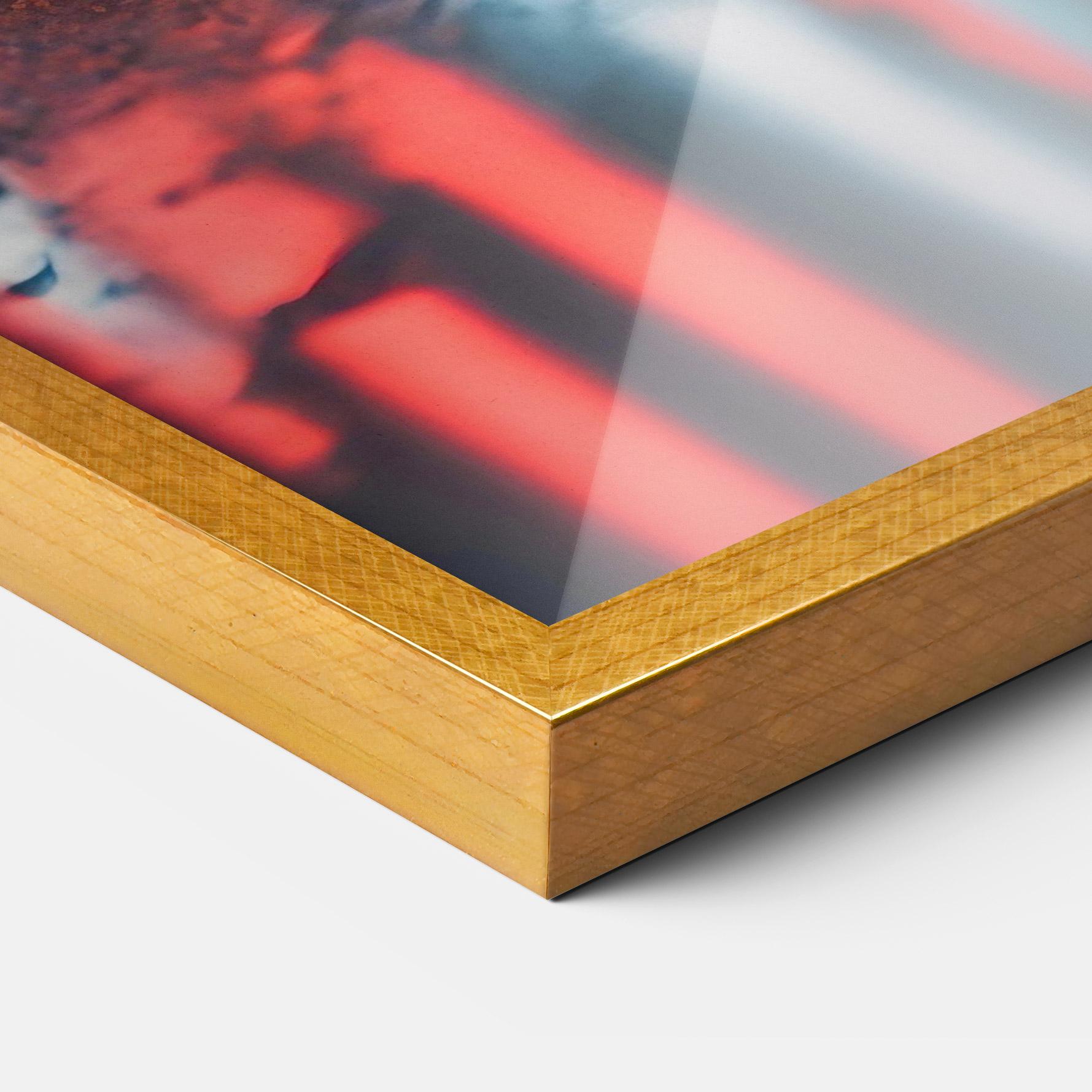 Keretezett Poszter Orange Super Car mockup 3