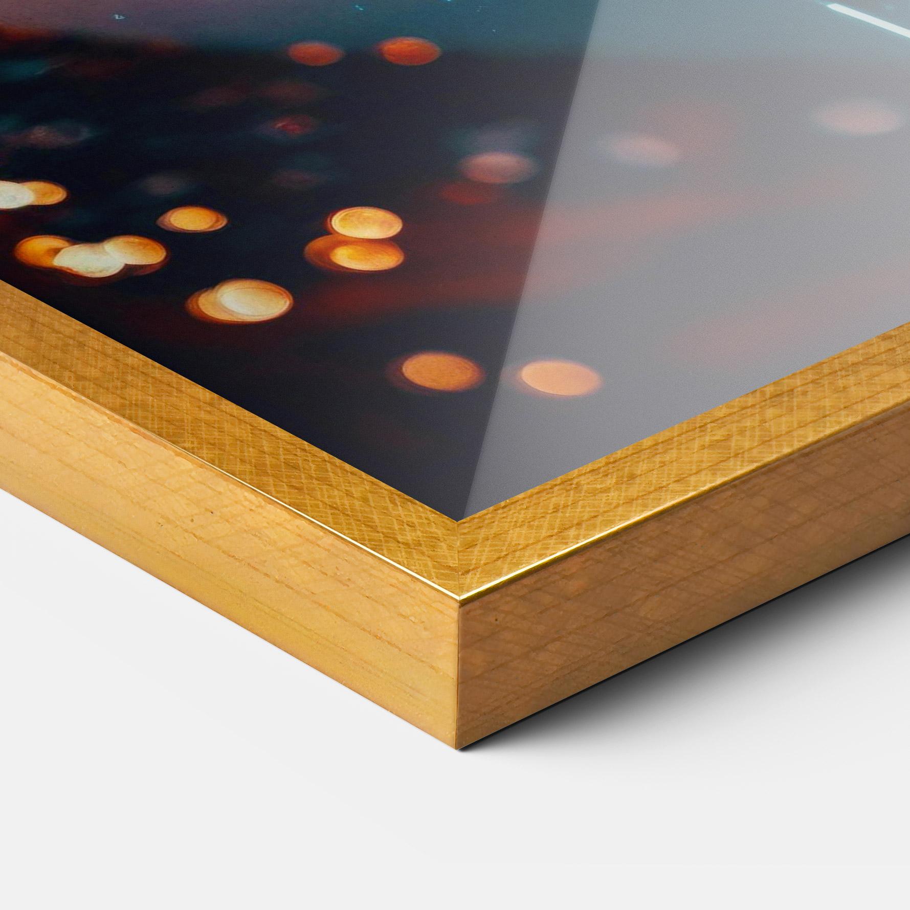 Keretezett Poszter Rainy Sport Car mockup 3