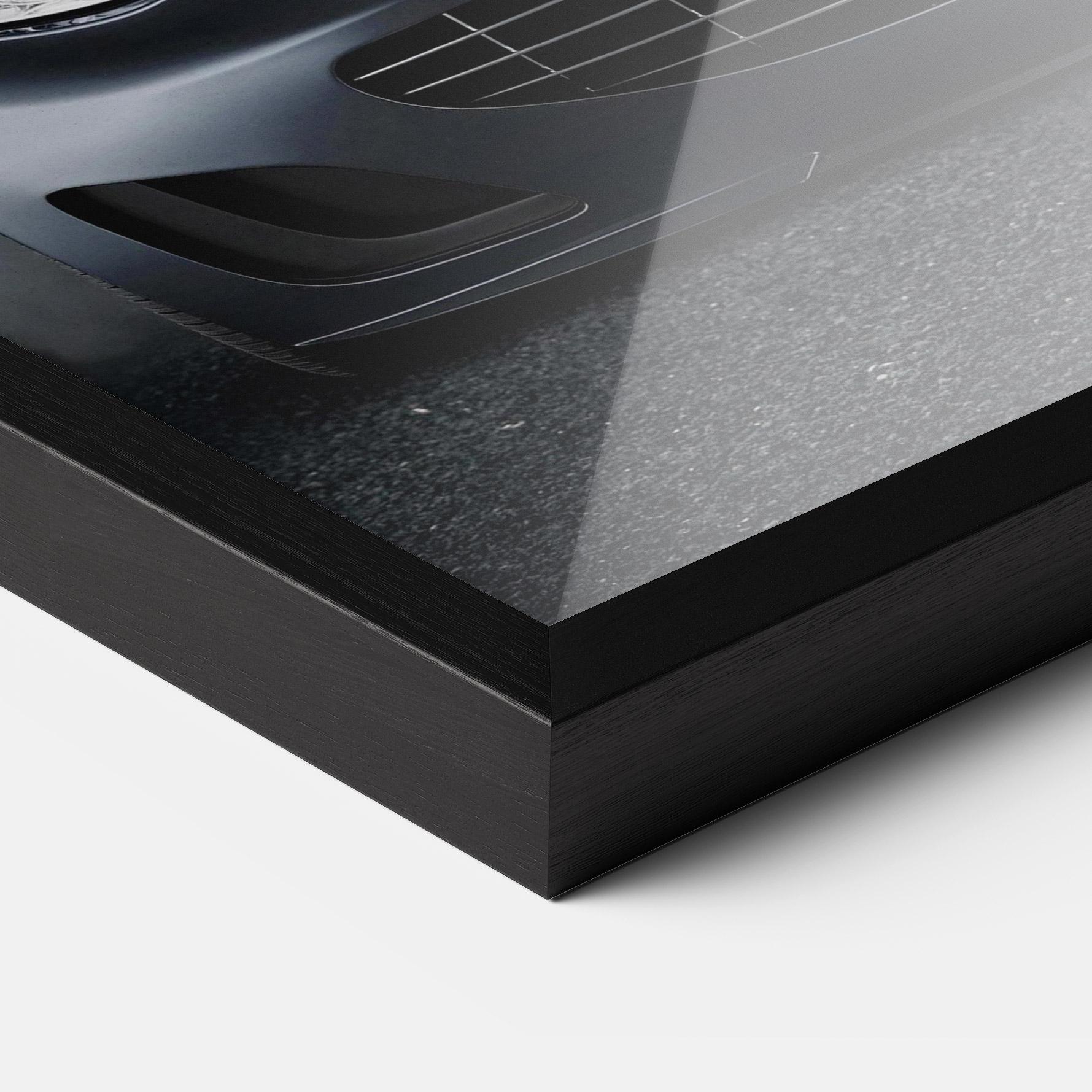 Keretezett Poszter Black Front Car mockup 3