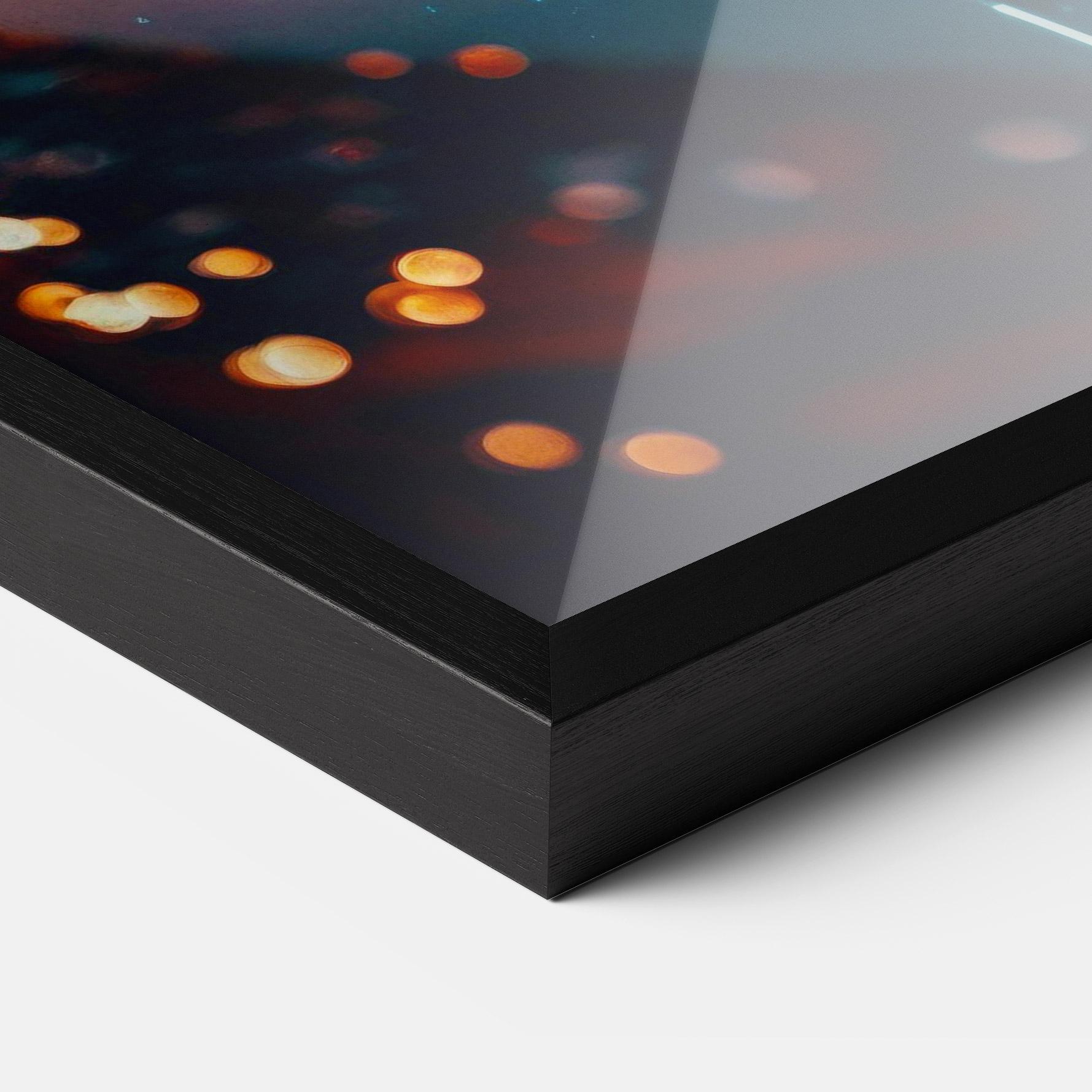 Keretezett Poszter Rainy Sport Car mockup 3