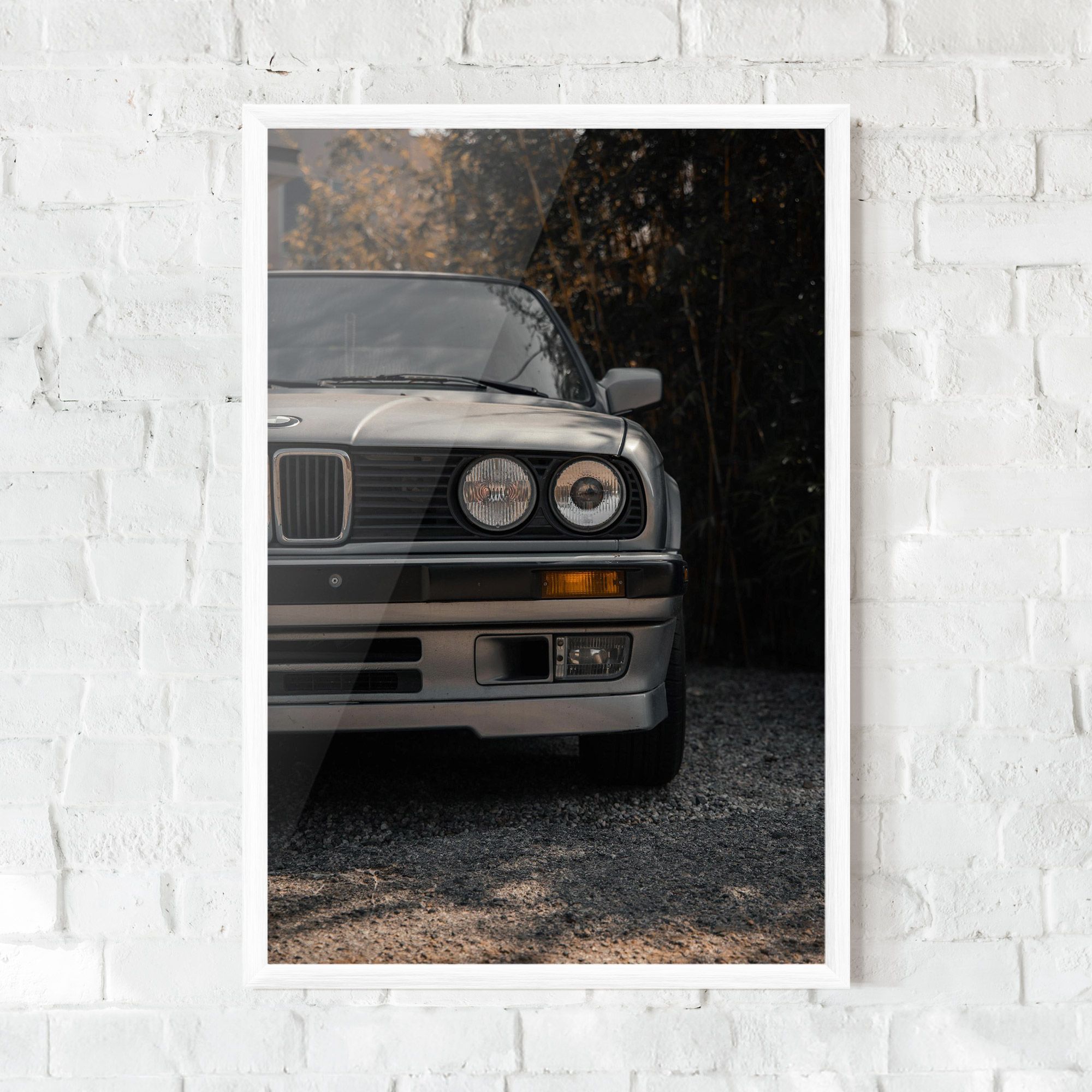 Old Bmw Car mockup 0