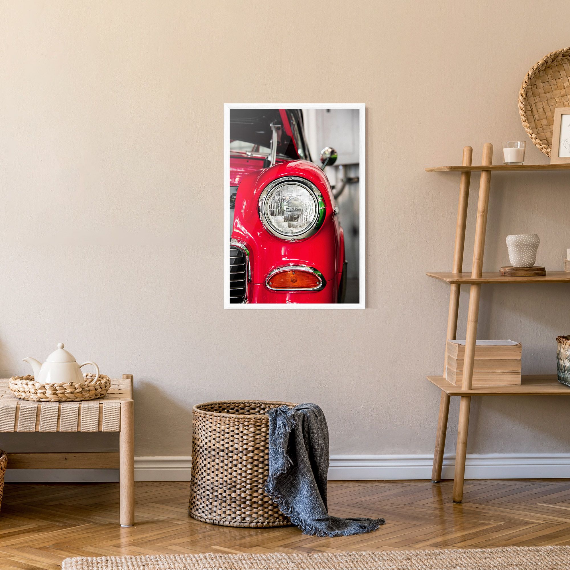 Closeup Red Car mockup 9