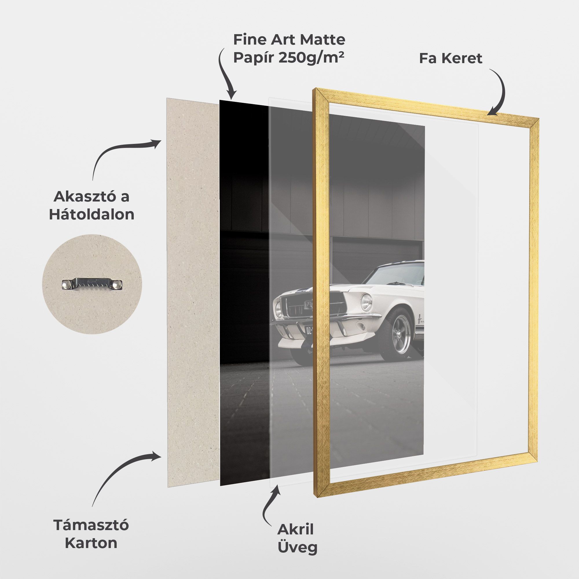 White Vintage Car mockup 1