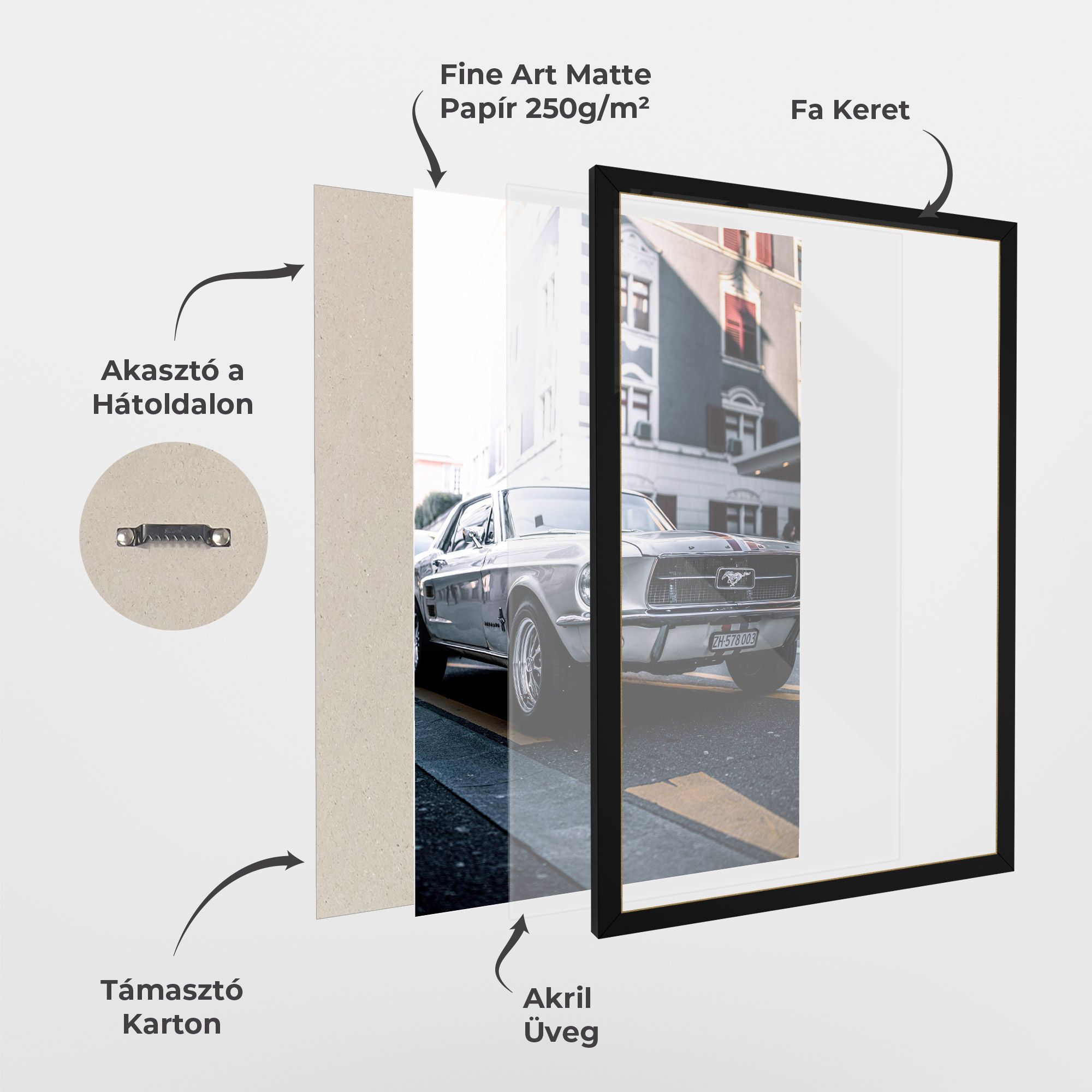 Vintage White Car mockup 1