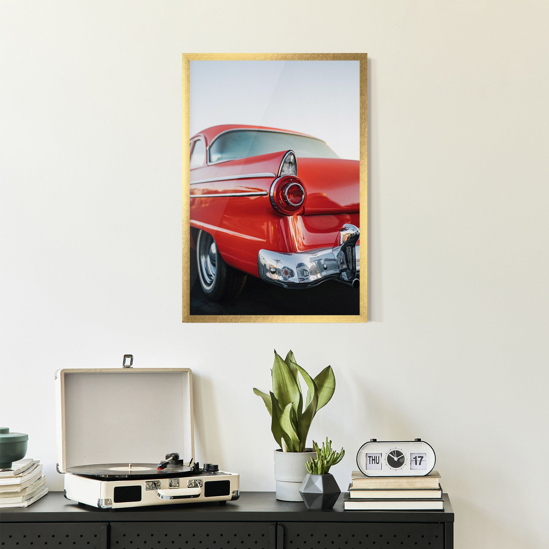 Car Classic Red mockup 2