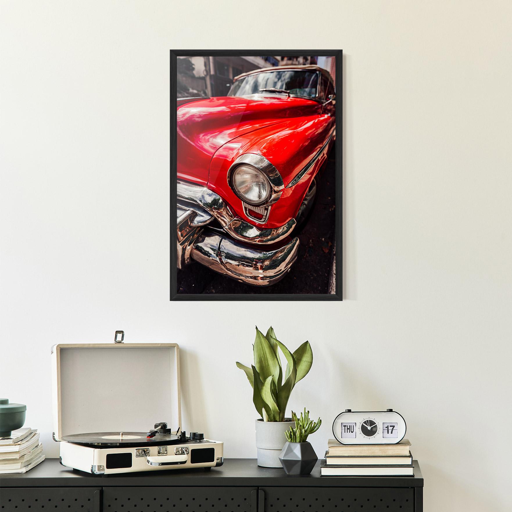 Keretezett Poszter Shiny Old Car mockup 2