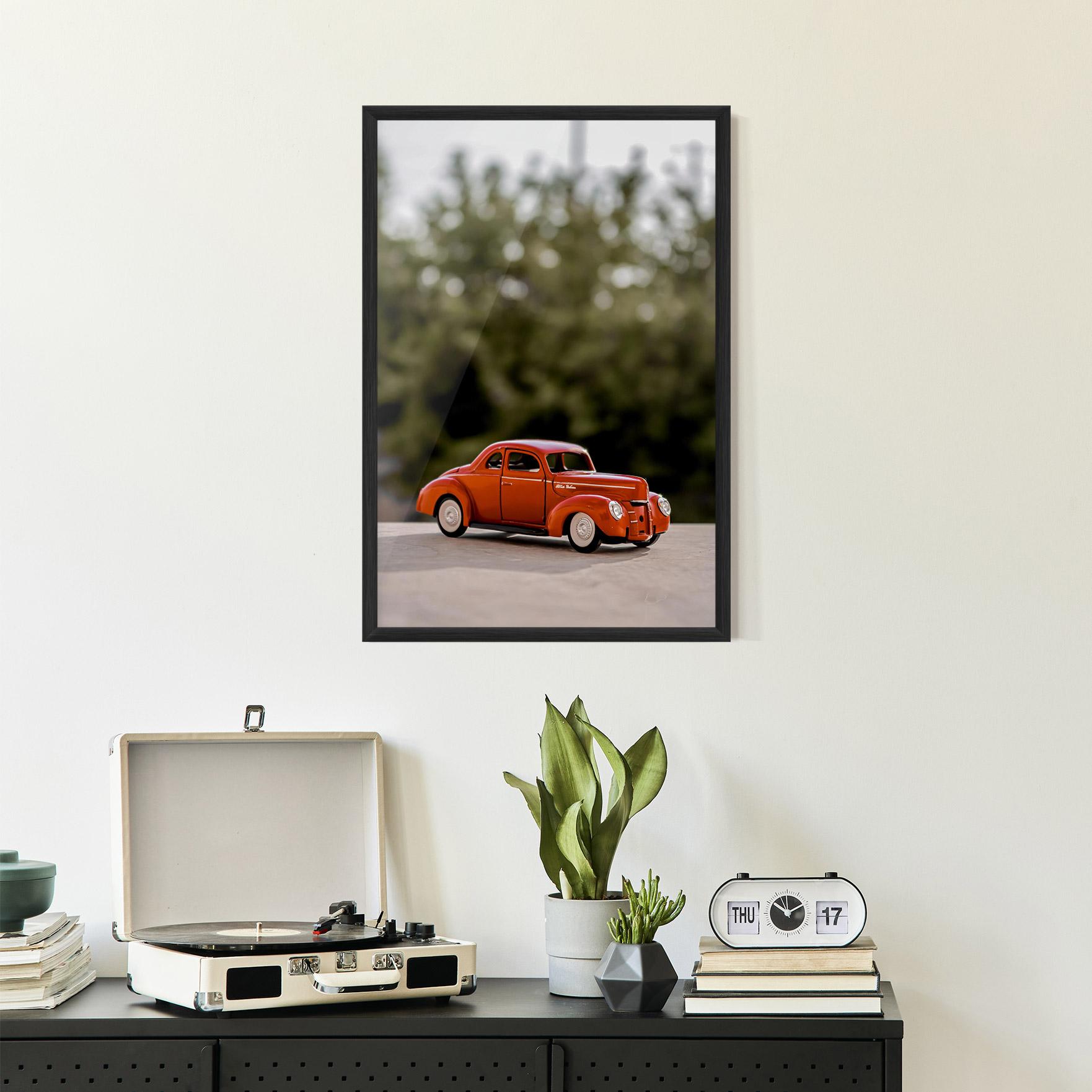 Keretezett Poszter Vintage Orange Toy mockup 2