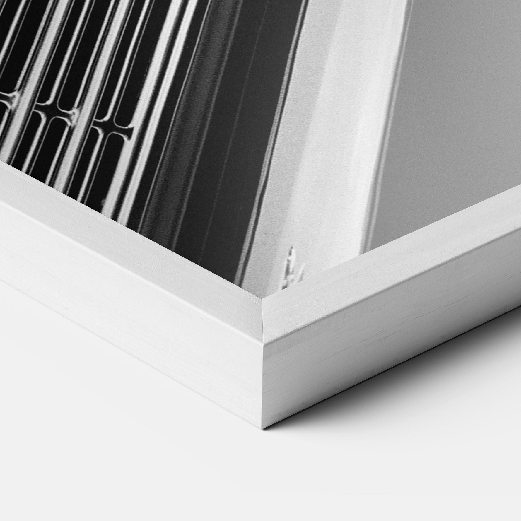 Keretezett Poszter Grey Vintage Car mockup 3