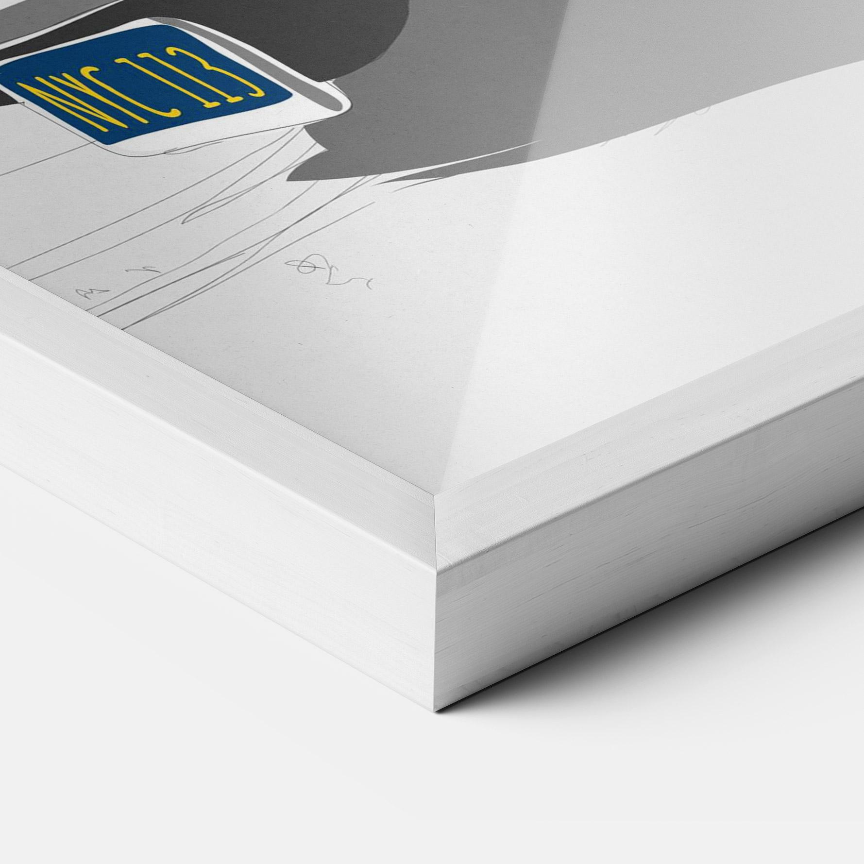 Keretezett Poszter Vintage Drive mockup 3