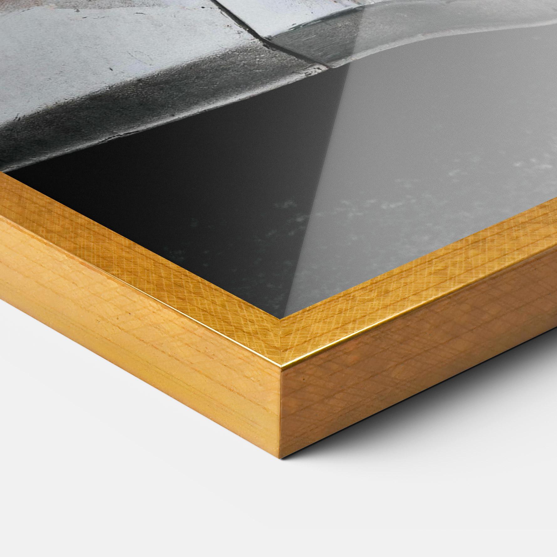 Keretezett Poszter Car Old Brown mockup 3