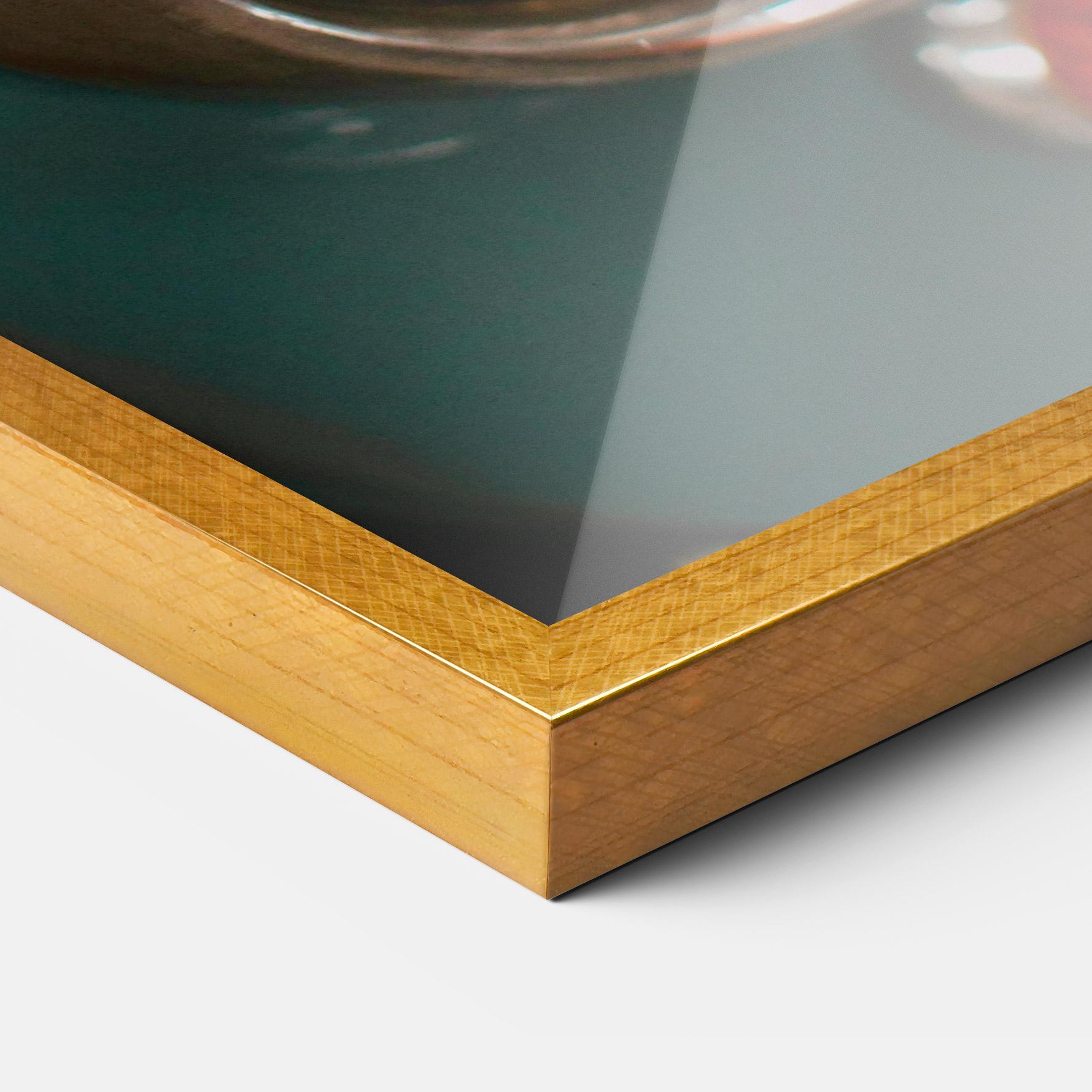 Keretezett Poszter Green Closeup Car mockup 3