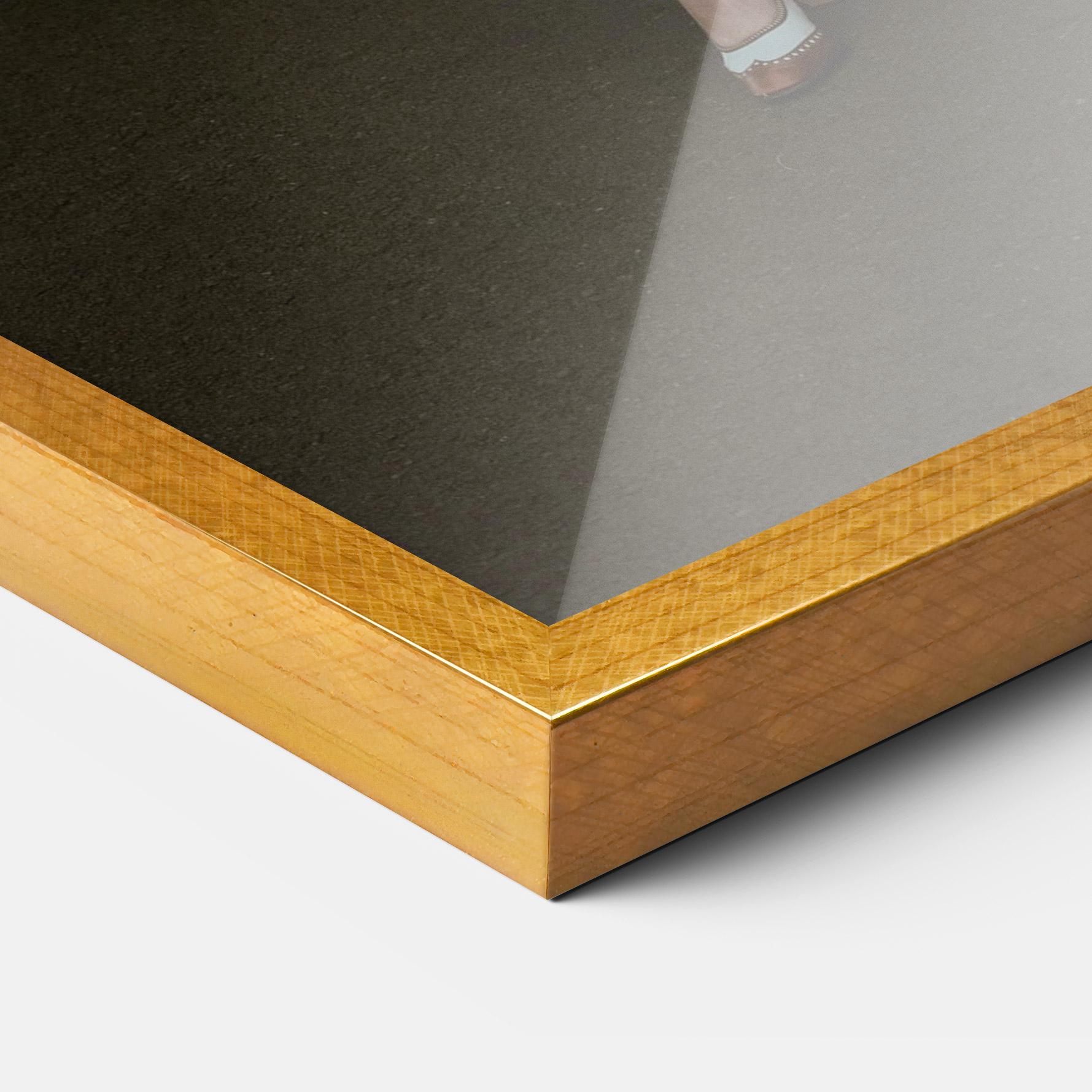 Keretezett Poszter Lady Vintage Cat mockup 3