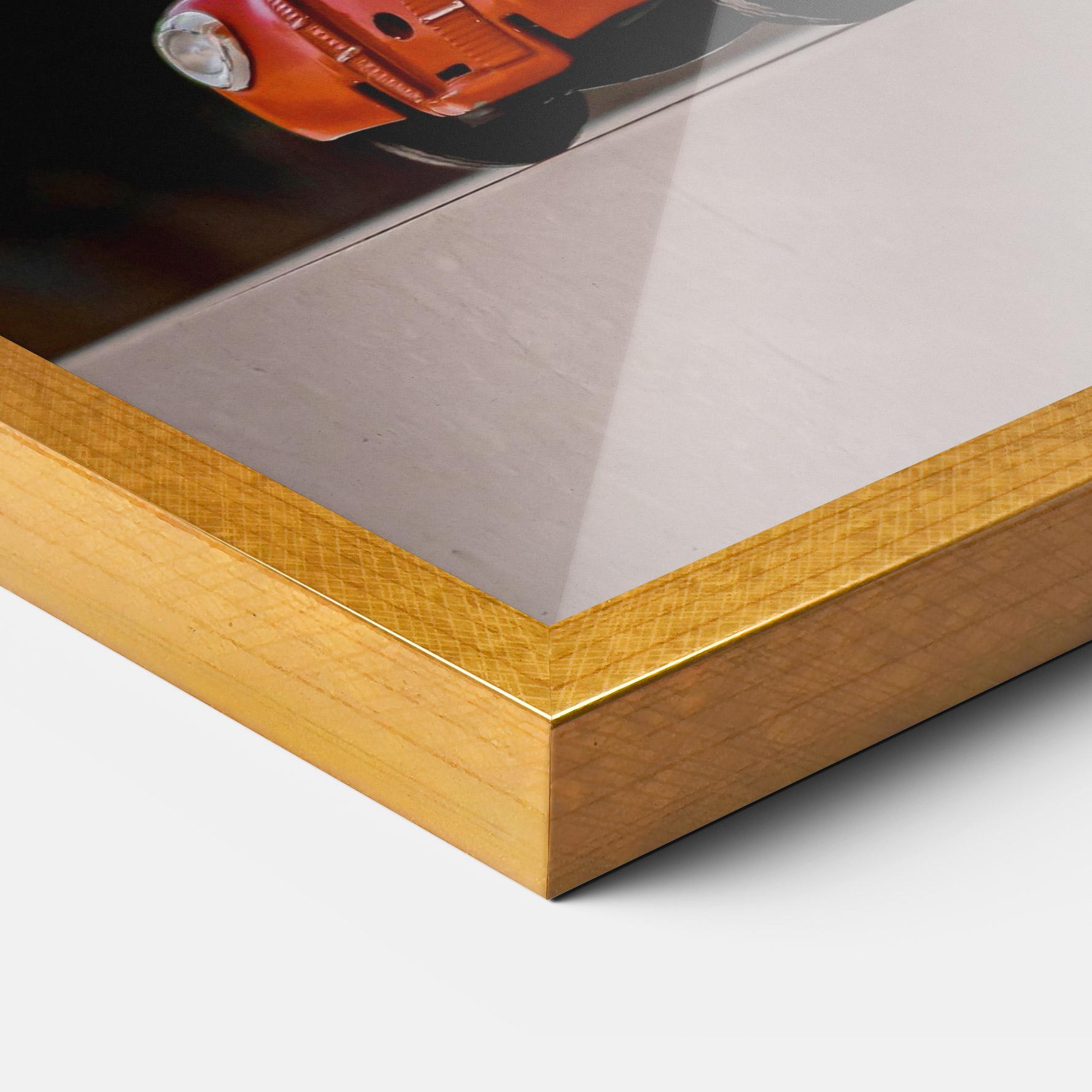 Keretezett Poszter Orange Toy Car mockup 3