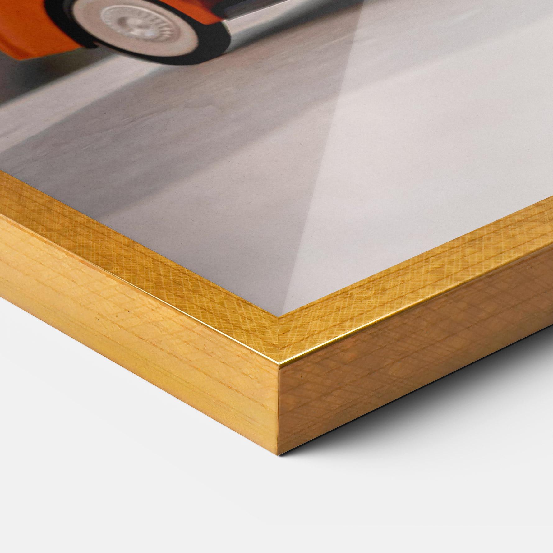 Keretezett Poszter Vintage Orange Toy mockup 3