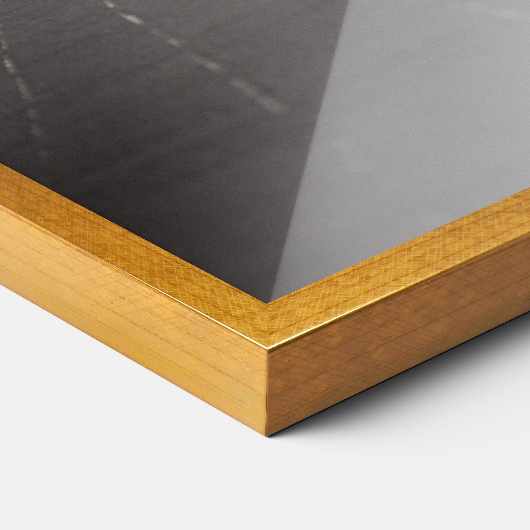 Keretezett Poszter White Vintage Car mockup 3