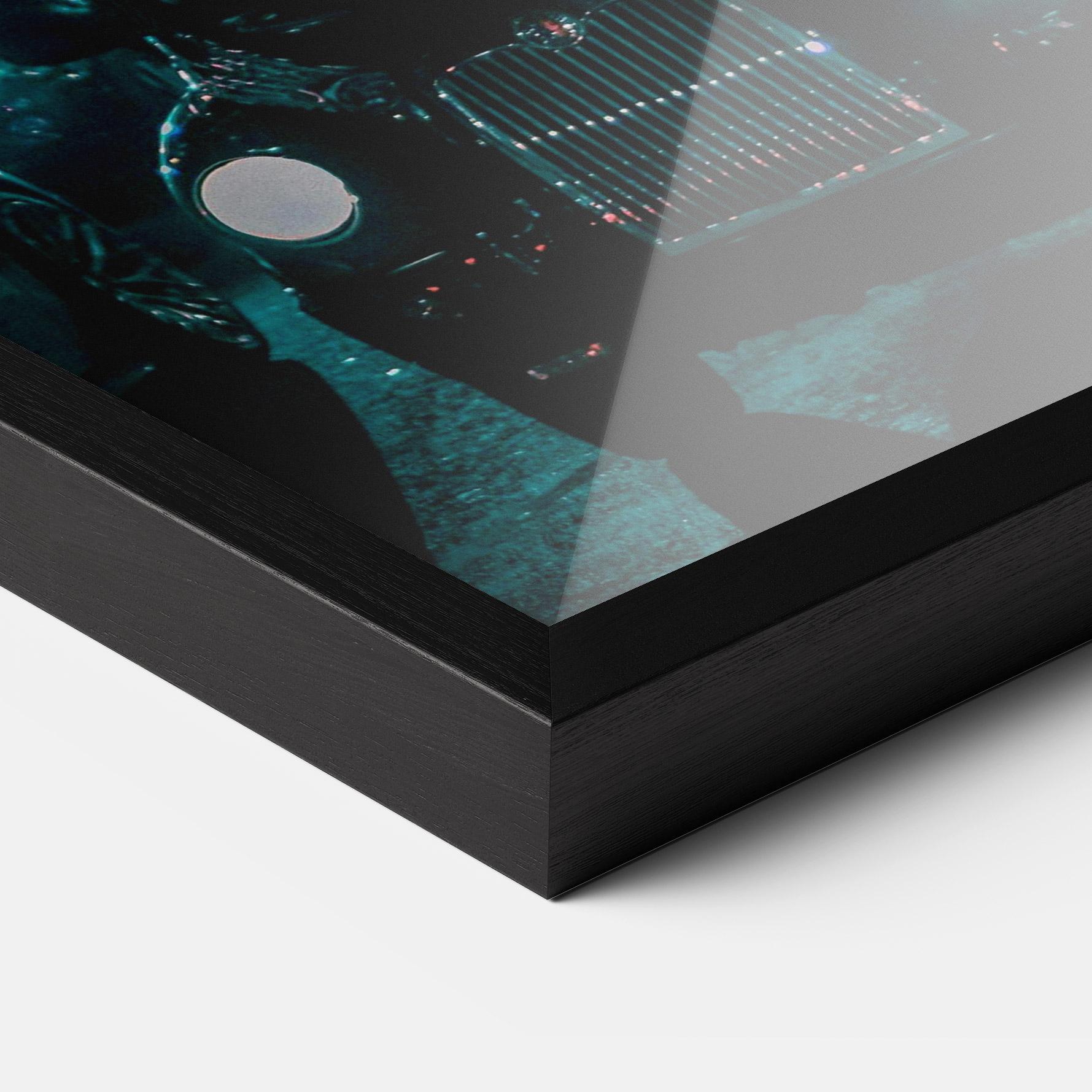 Keretezett Poszter City Lights Car mockup 3