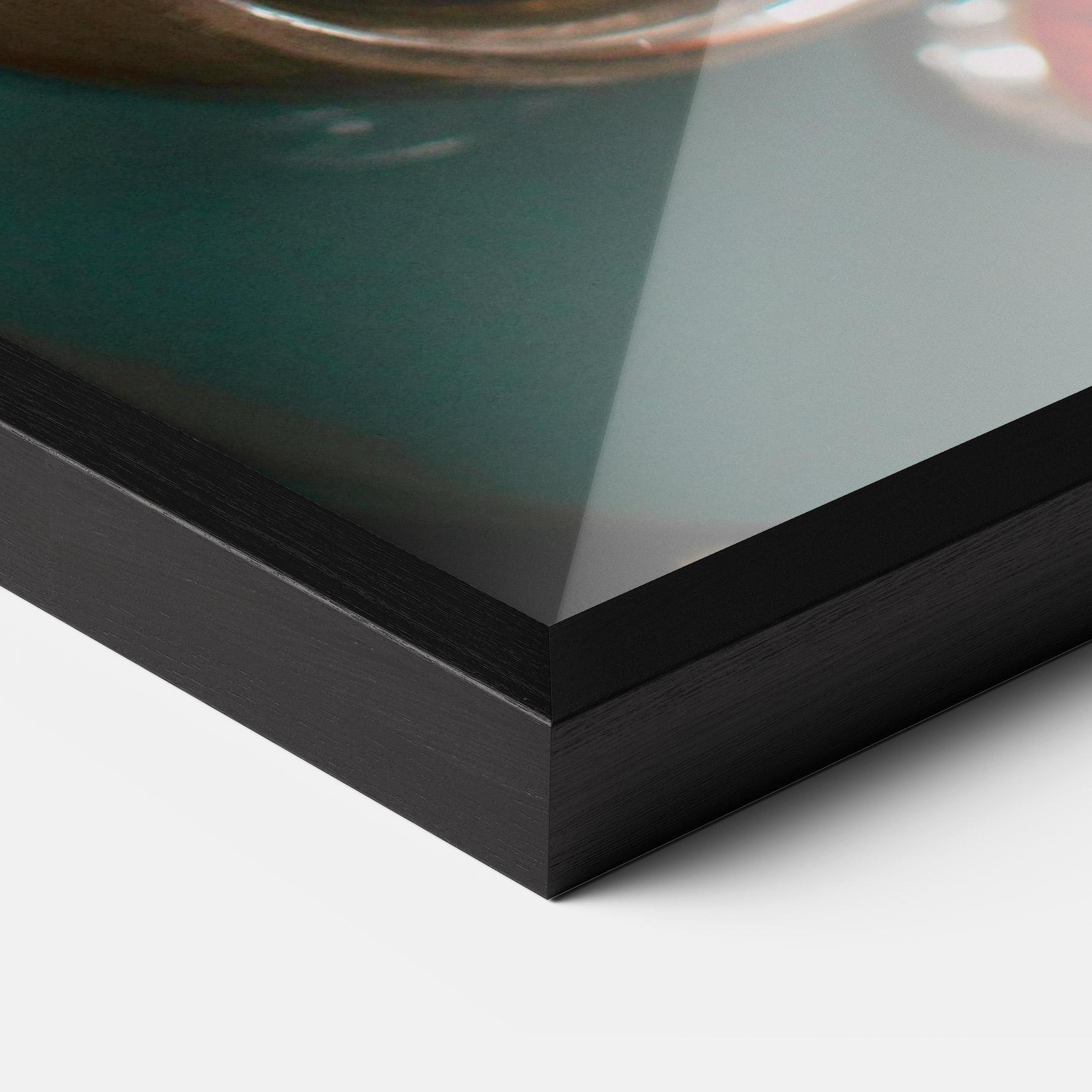 Keretezett Poszter Green Closeup Car mockup 3