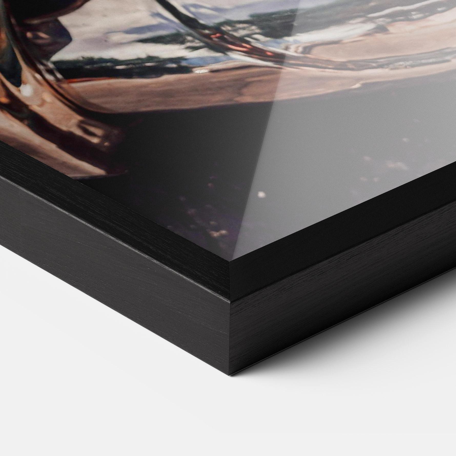 Keretezett Poszter Shiny Old Car mockup 3