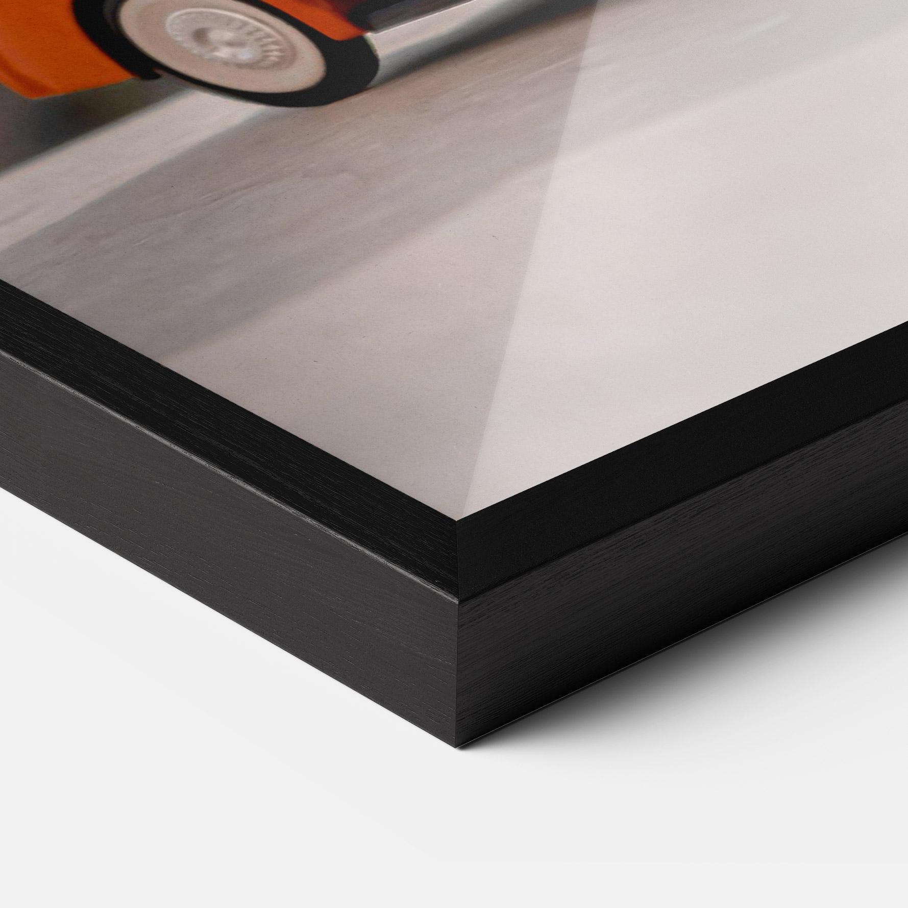 Keretezett Poszter Vintage Orange Toy mockup 3