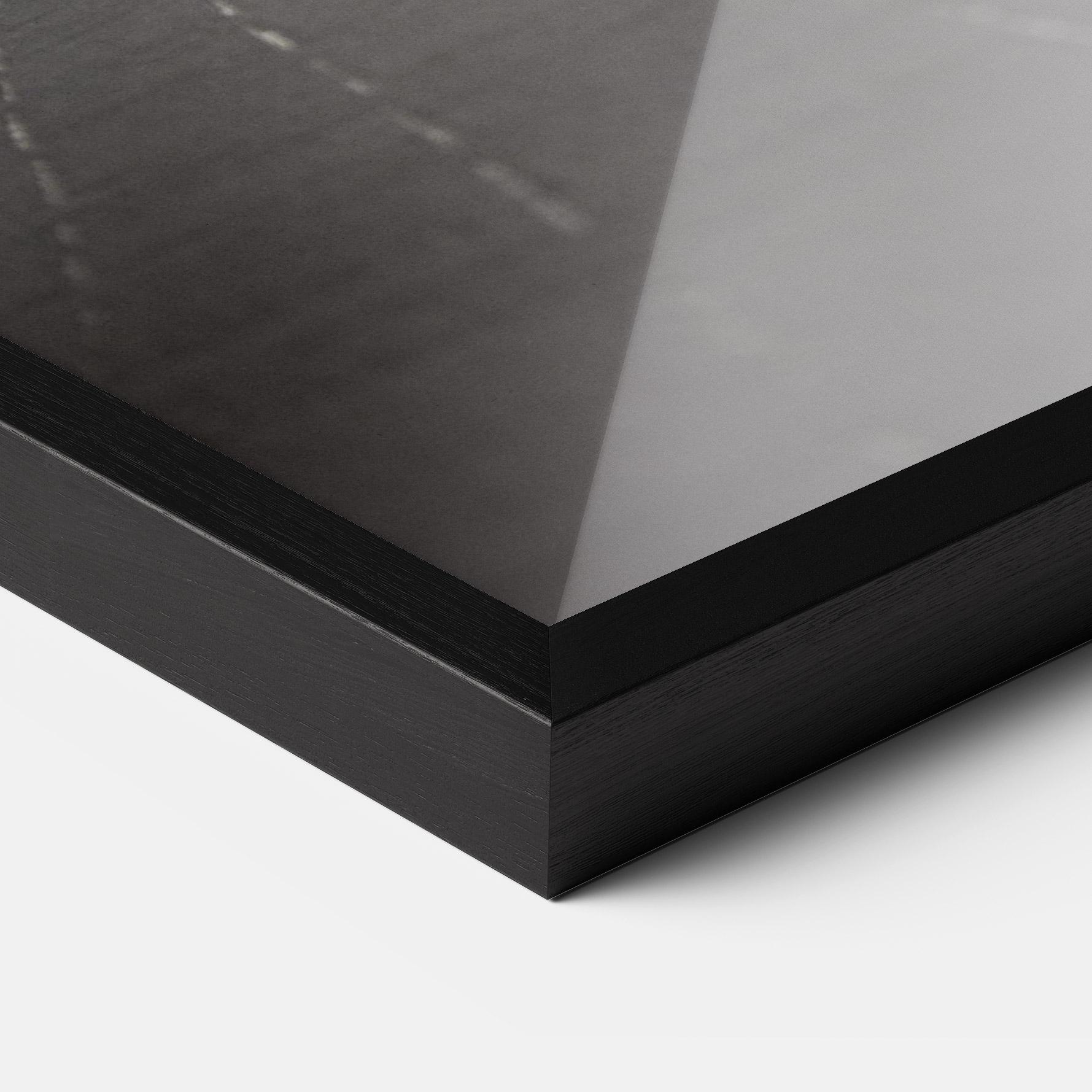 Keretezett Poszter White Vintage Car mockup 3