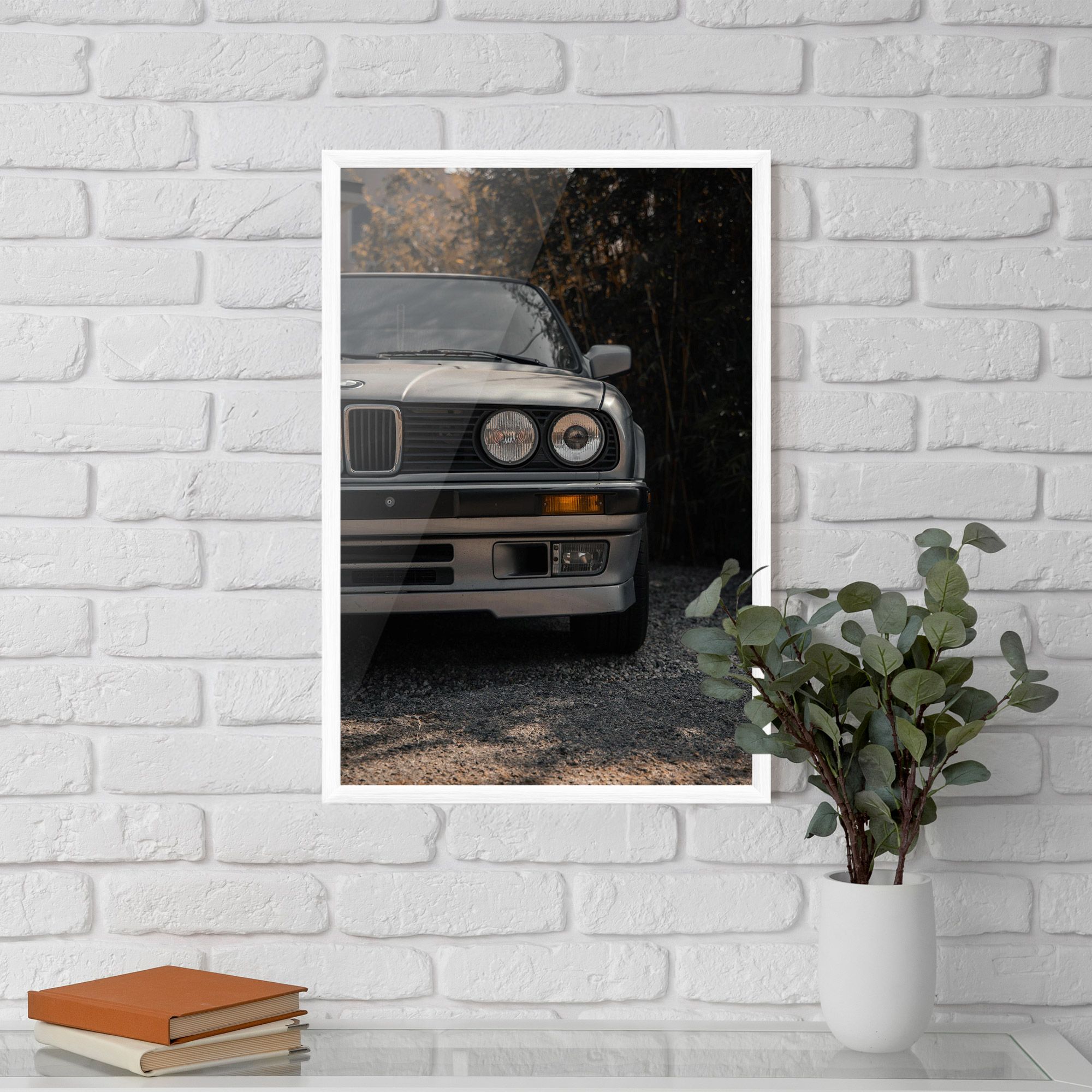 Old Bmw Car mockup 5