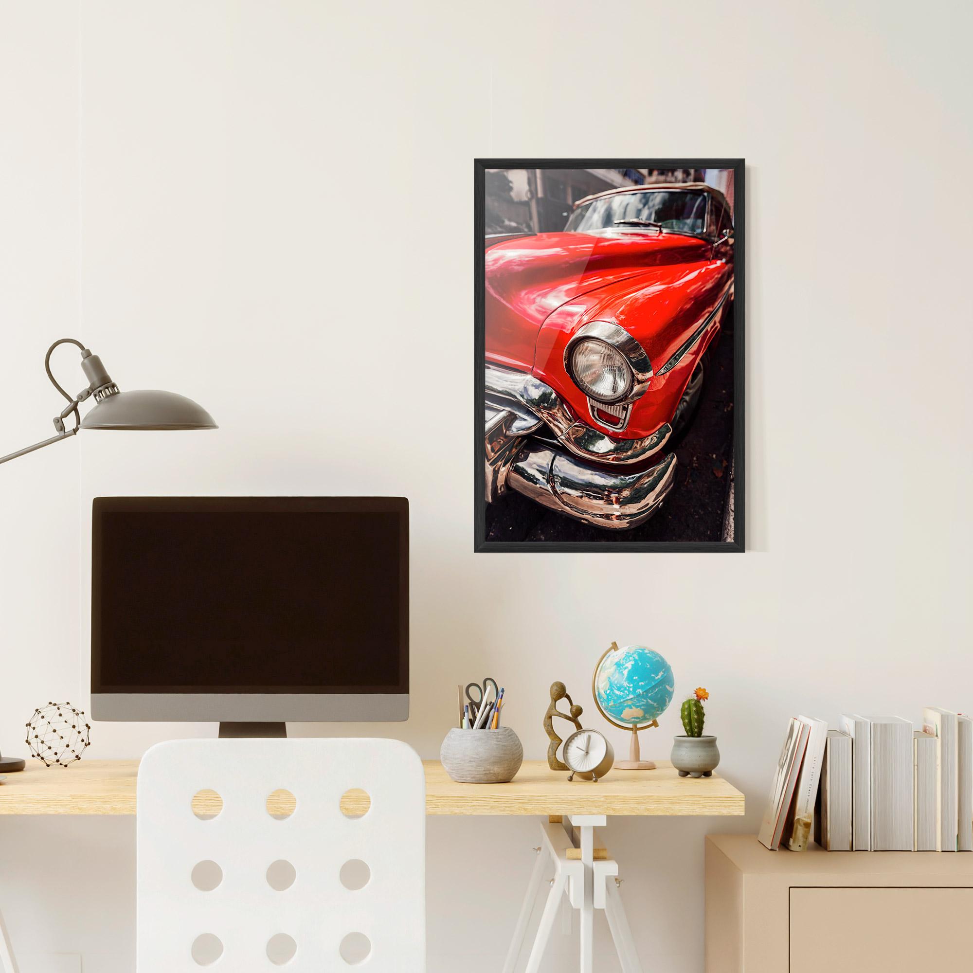 Keretezett Poszter Shiny Old Car mockup 6