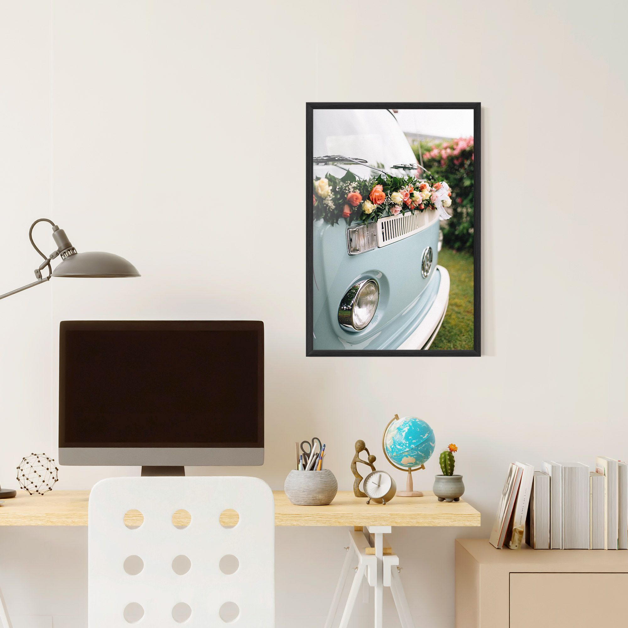 Vintage Rose Van mockup 6