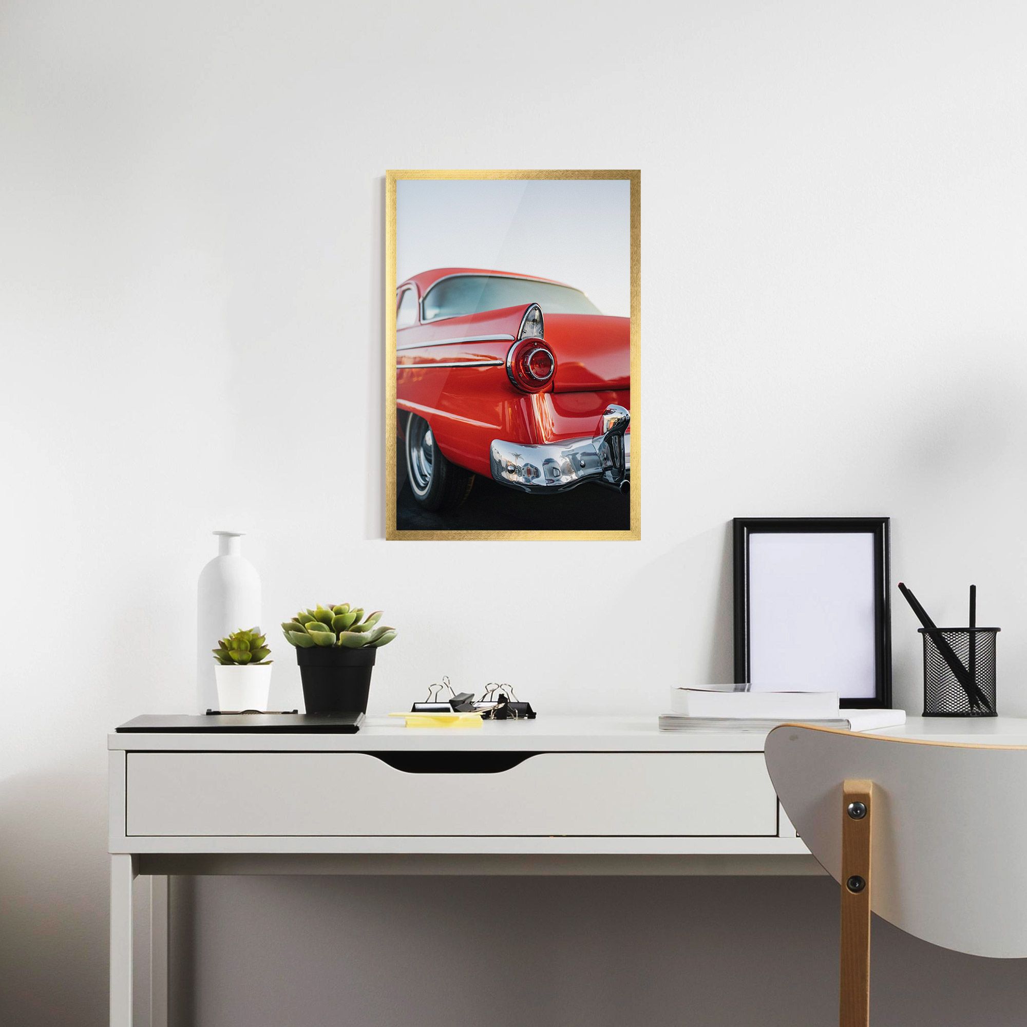 Car Classic Red mockup 7