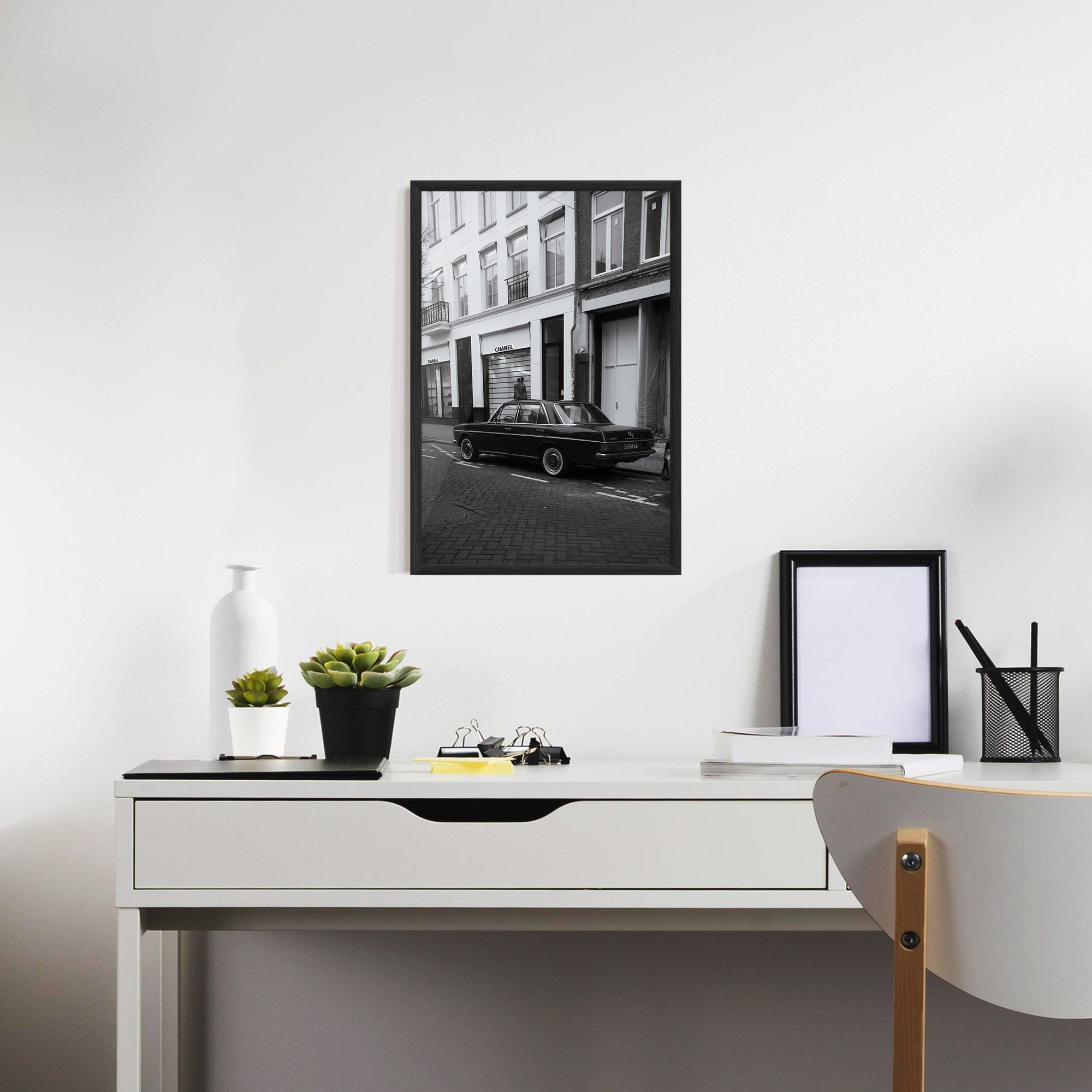 Black Old Car mockup 7