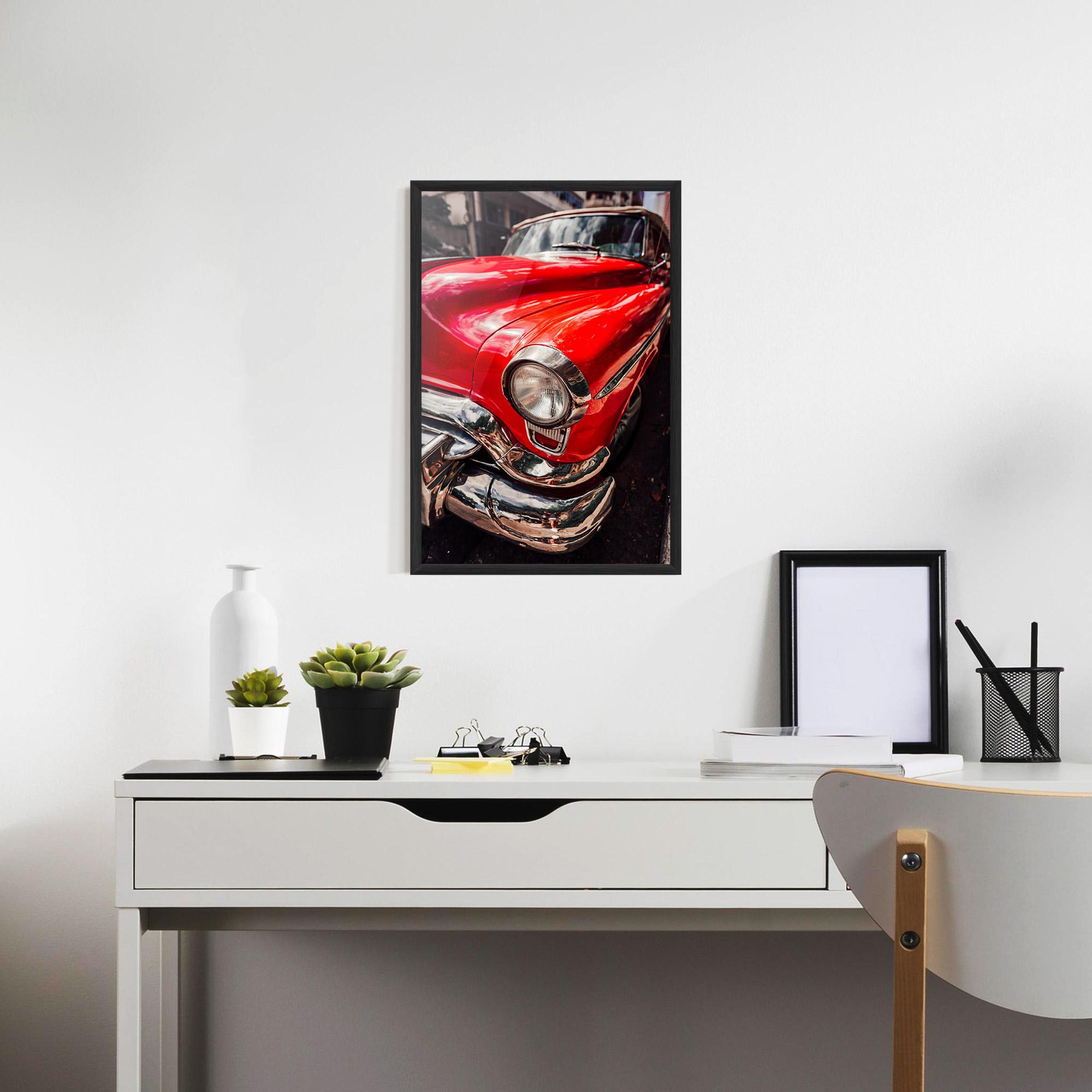 Keretezett Poszter Shiny Old Car mockup 7