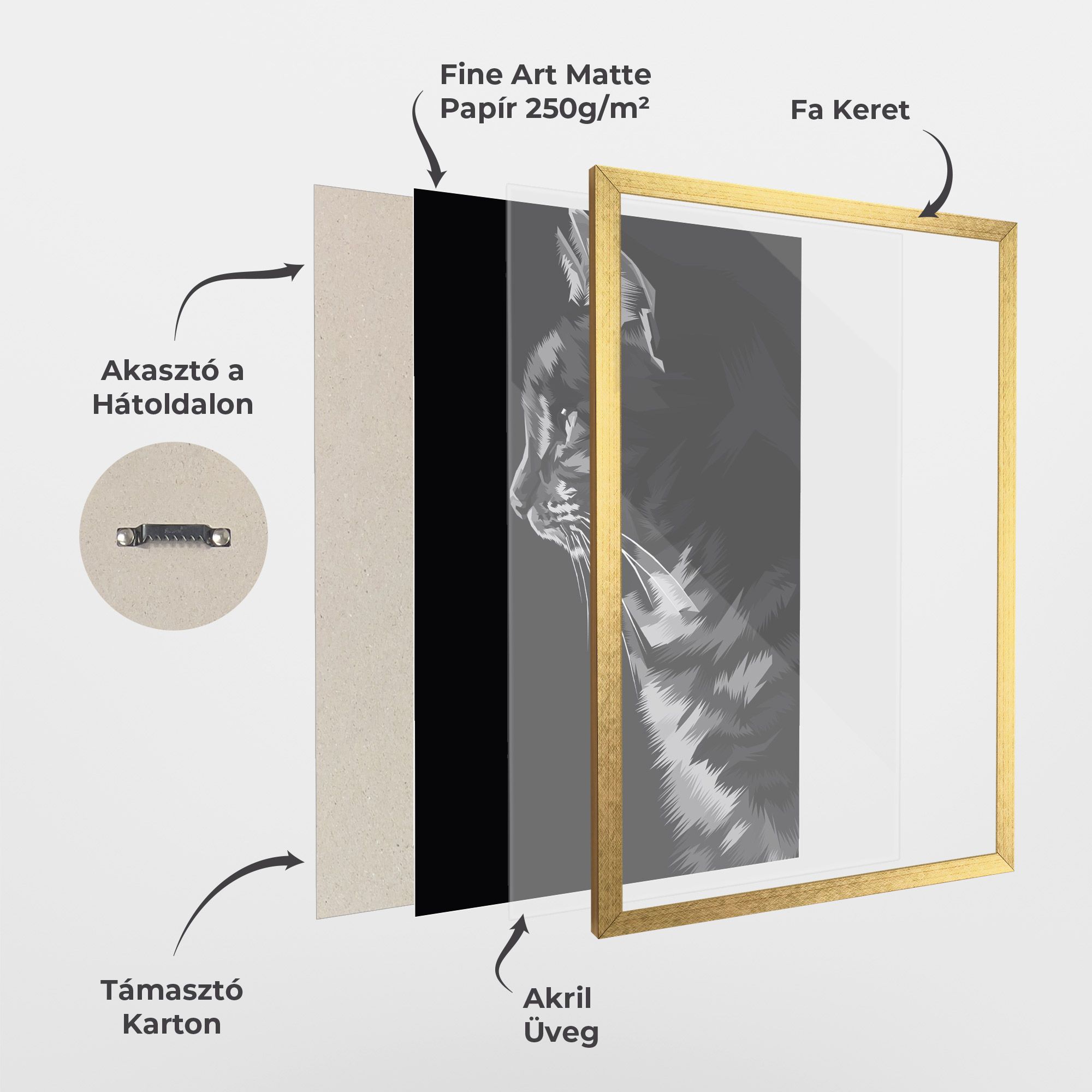 Black Grey Cat mockup 1