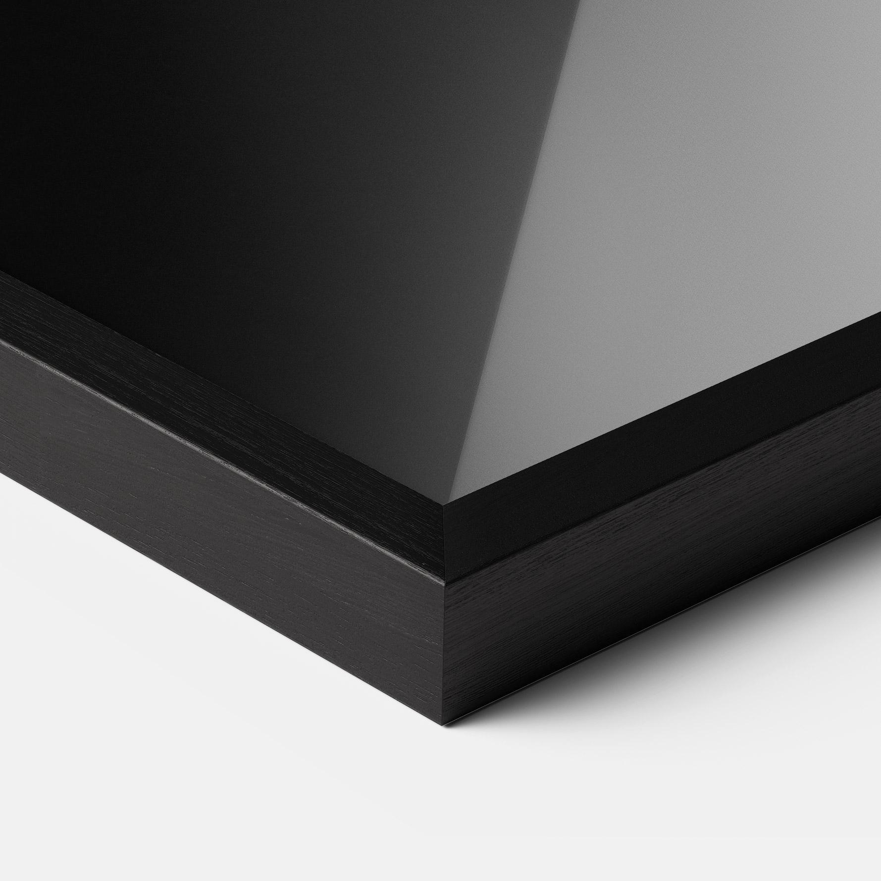 Keretezett Poszter Black Grey Cat mockup 3