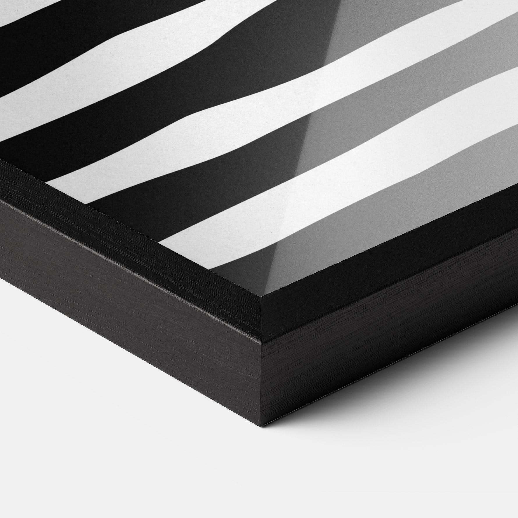 Keretezett Poszter Zebra Eye mockup 3