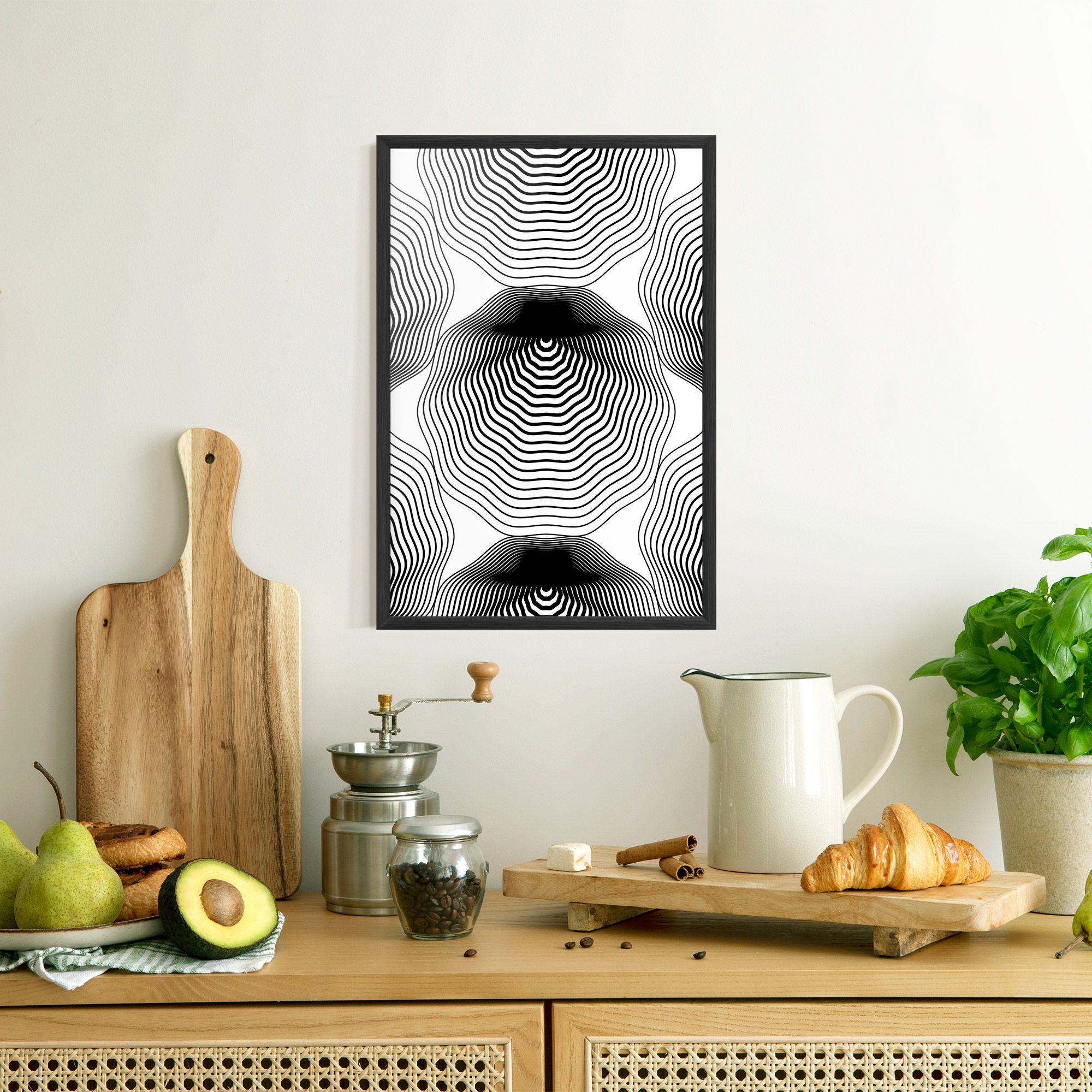 Black Line Art mockup 8