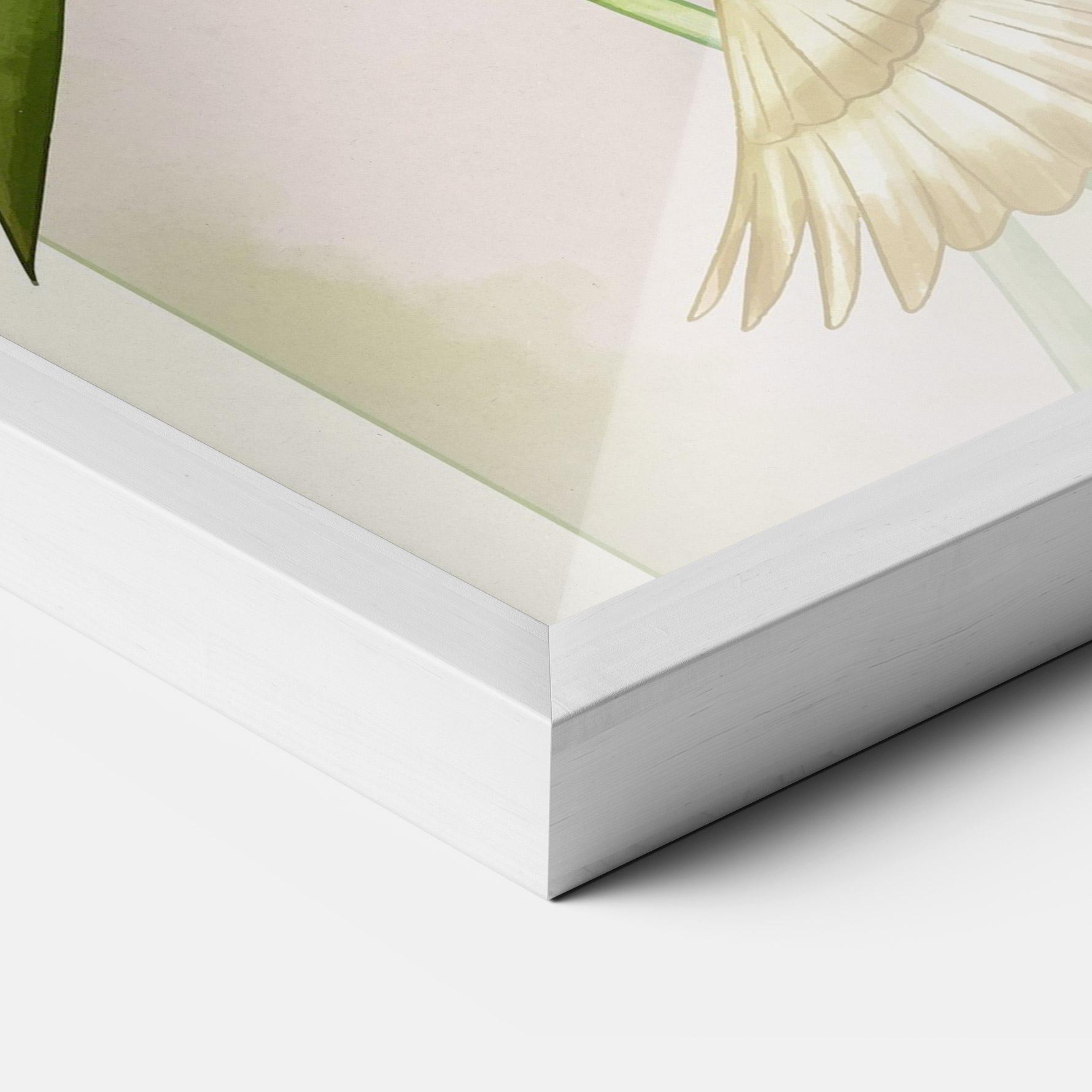 Keretezett Poszter Asiatic Blue Birds mockup 3