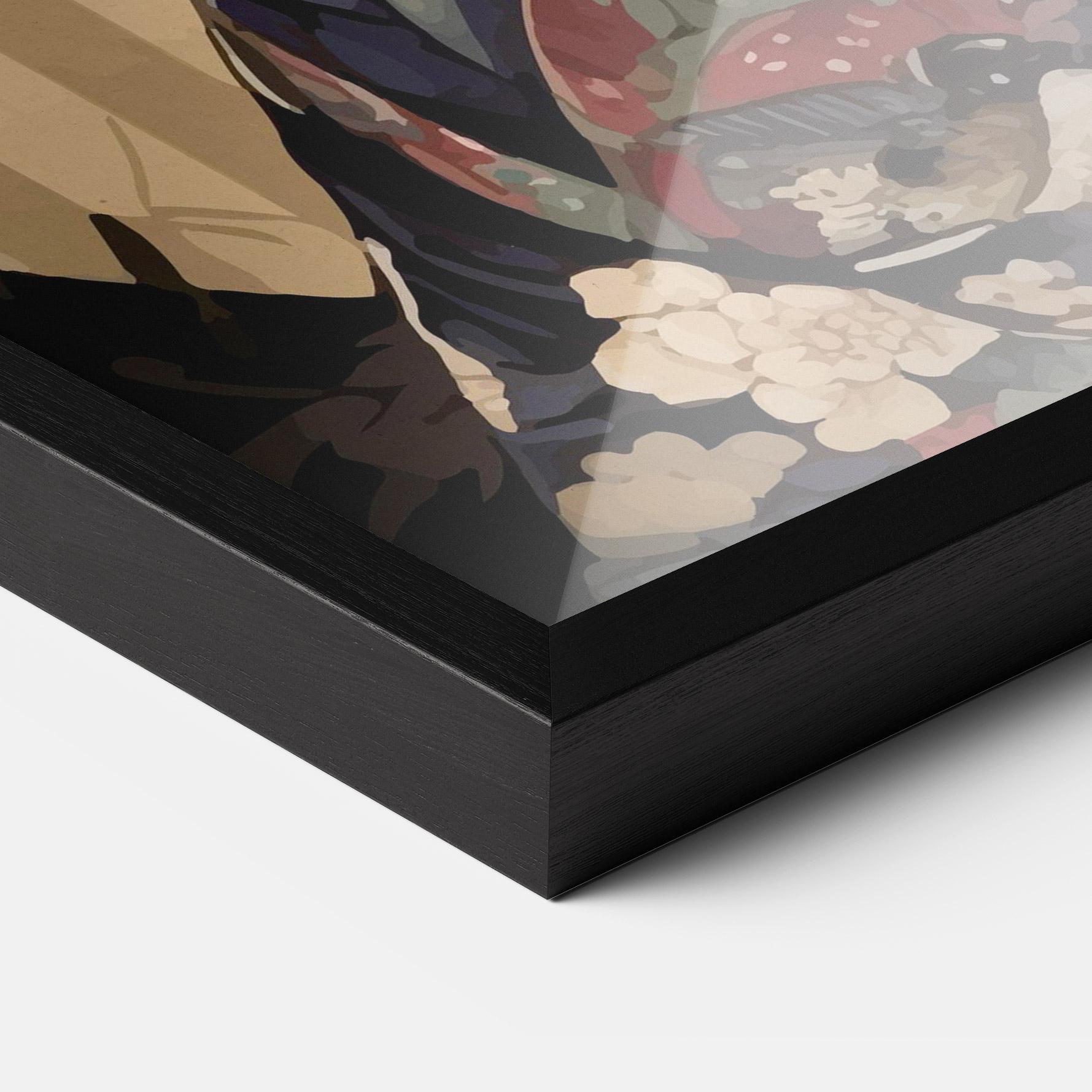 Keretezett Poszter Asiatic Lady mockup 3