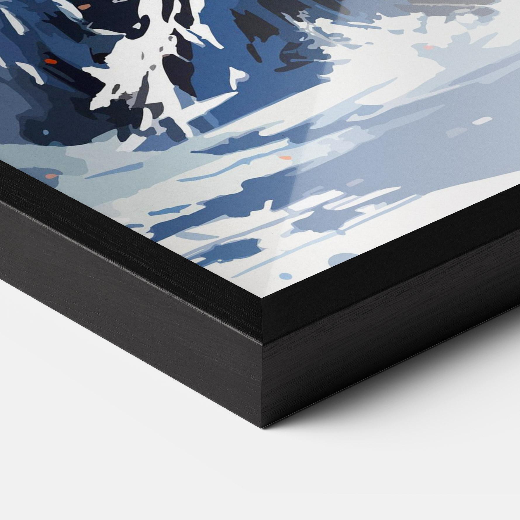 Keretezett Poszter Asiatic Winter Art mockup 3