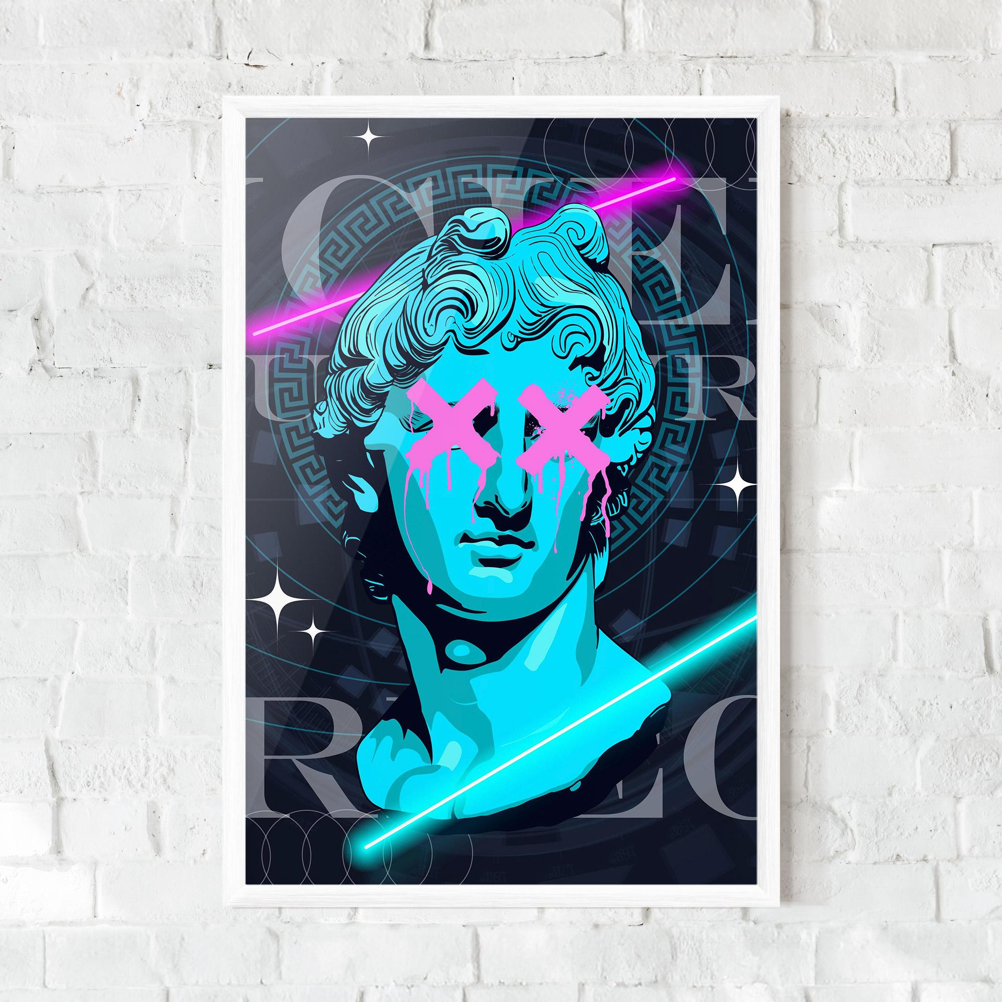 Keretezett Poszter Sculptures mockup 0