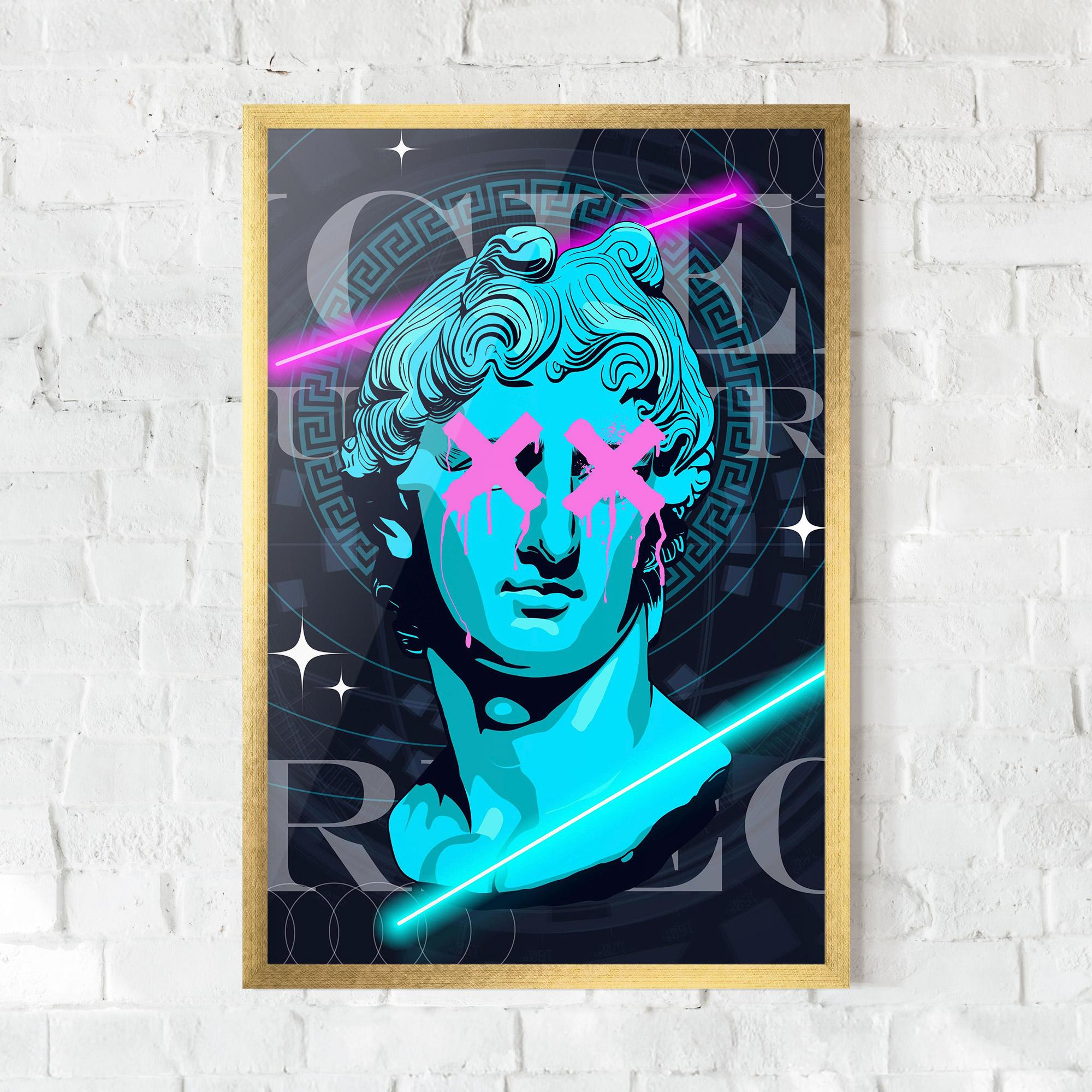 Keretezett Poszter Sculptures mockup 0