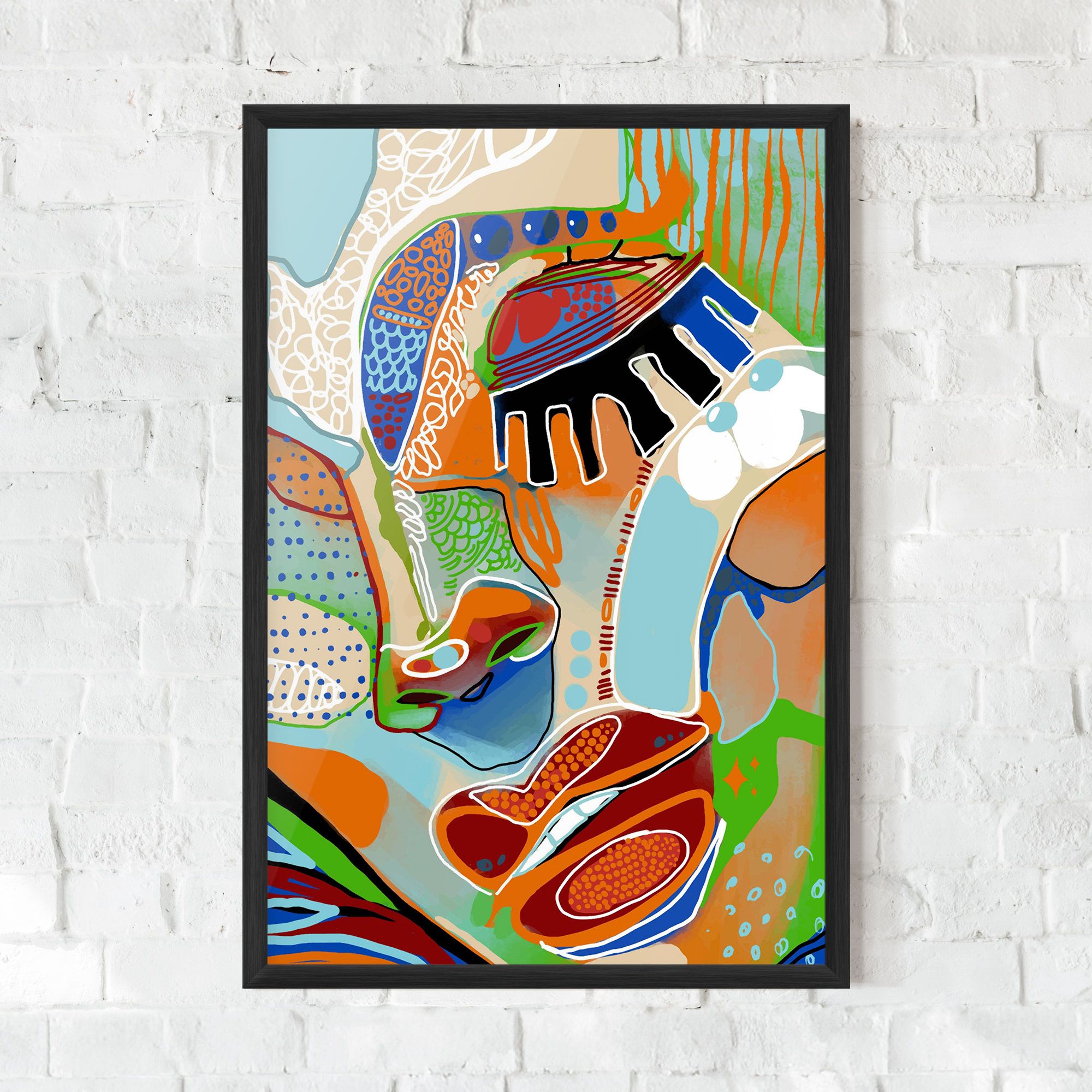 Abstract Face Art mockup 0