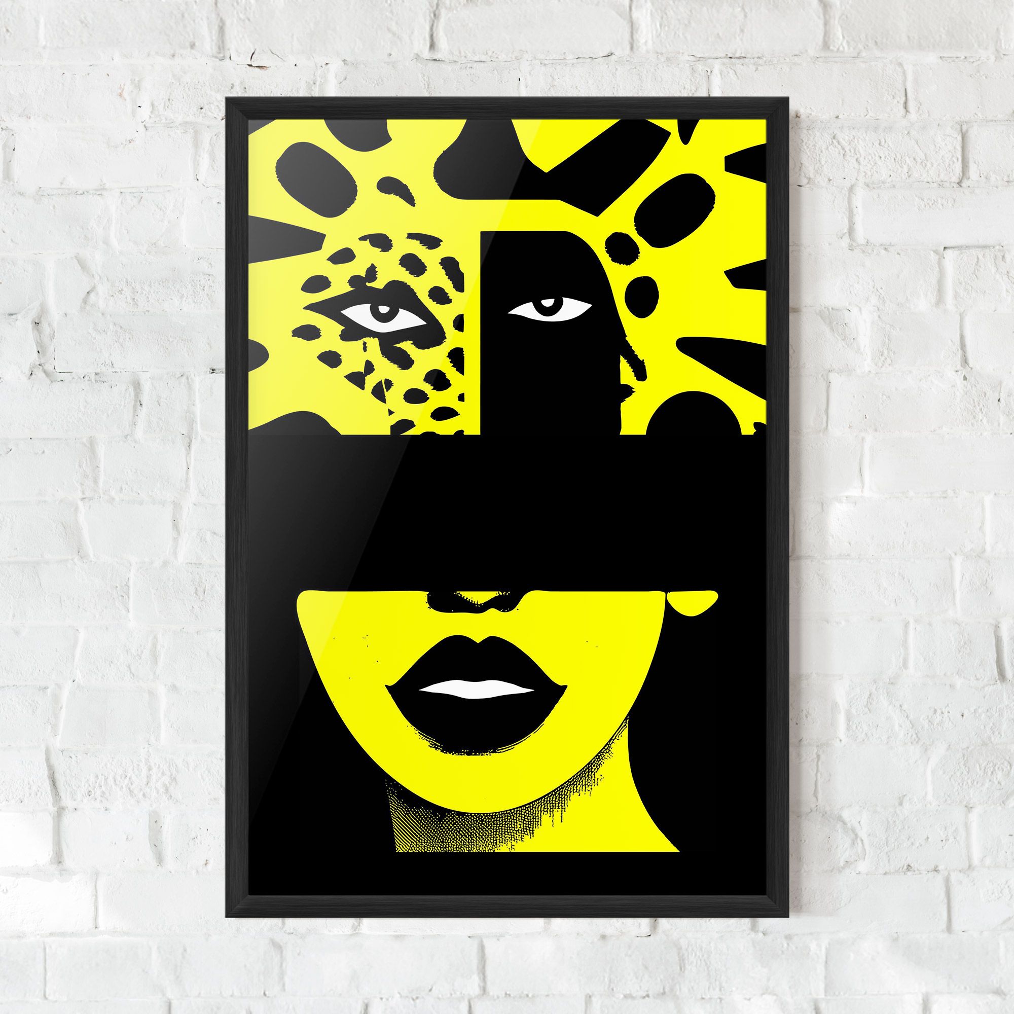 Jaguar Woman Art mockup 0