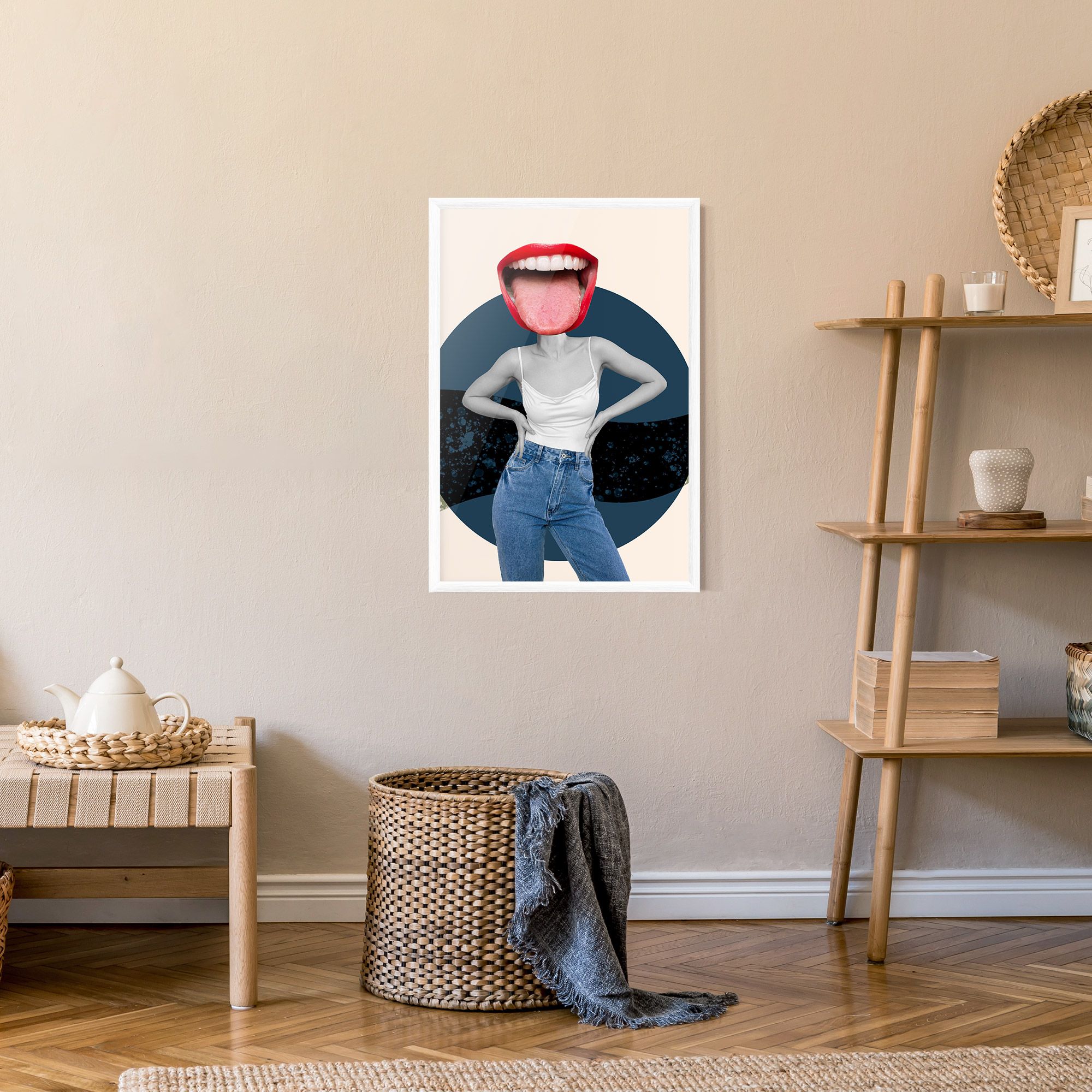 Blue Jeans Lips mockup 9