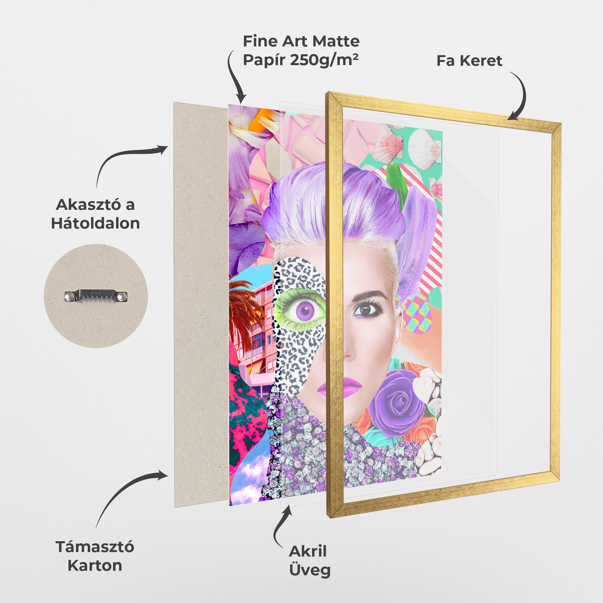 Art Collage Lady mockup 1