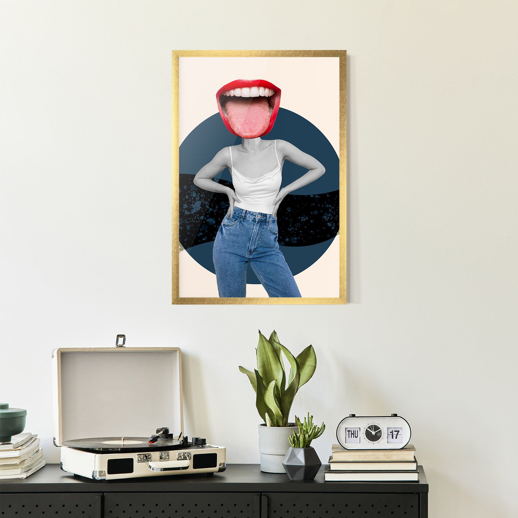 Blue Jeans Lips mockup 2