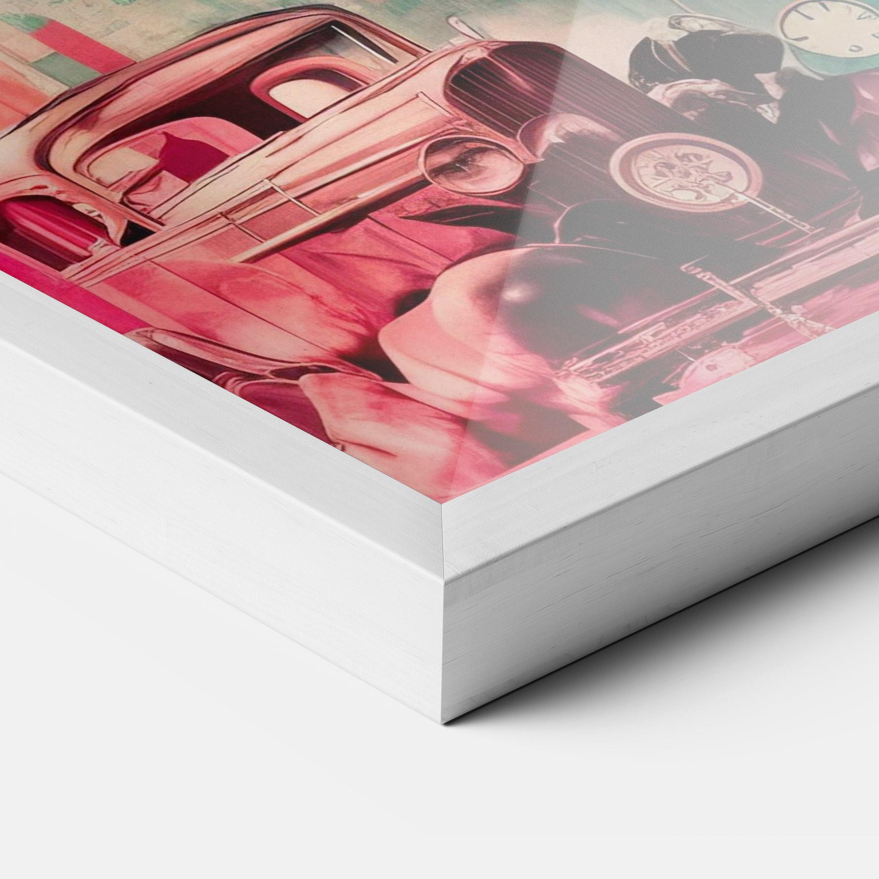 Keretezett Poszter 60s Retro Collage mockup 3